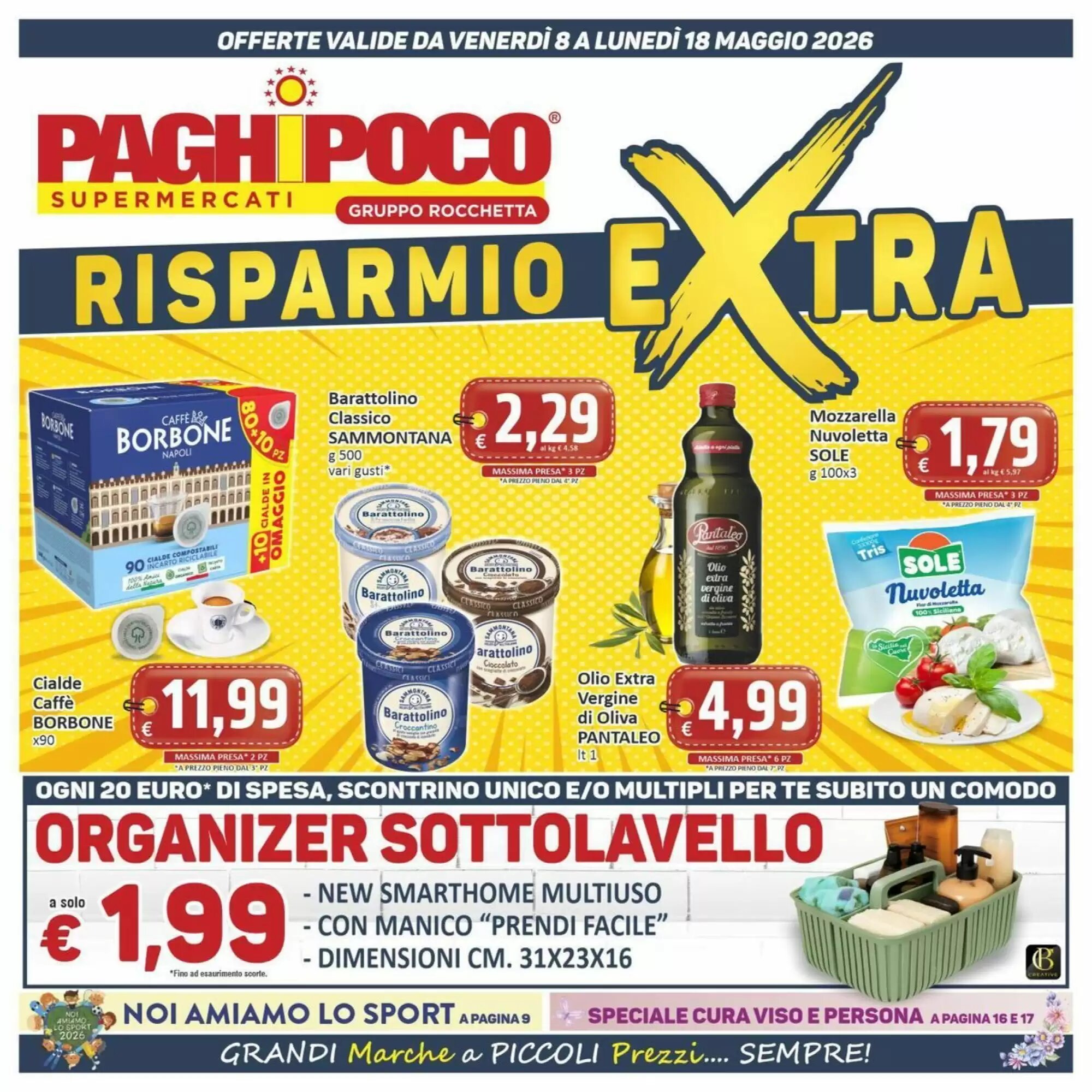 Volantino promozionale Paghi Poco  valide dal 08/05/2026 - Pagina 1.