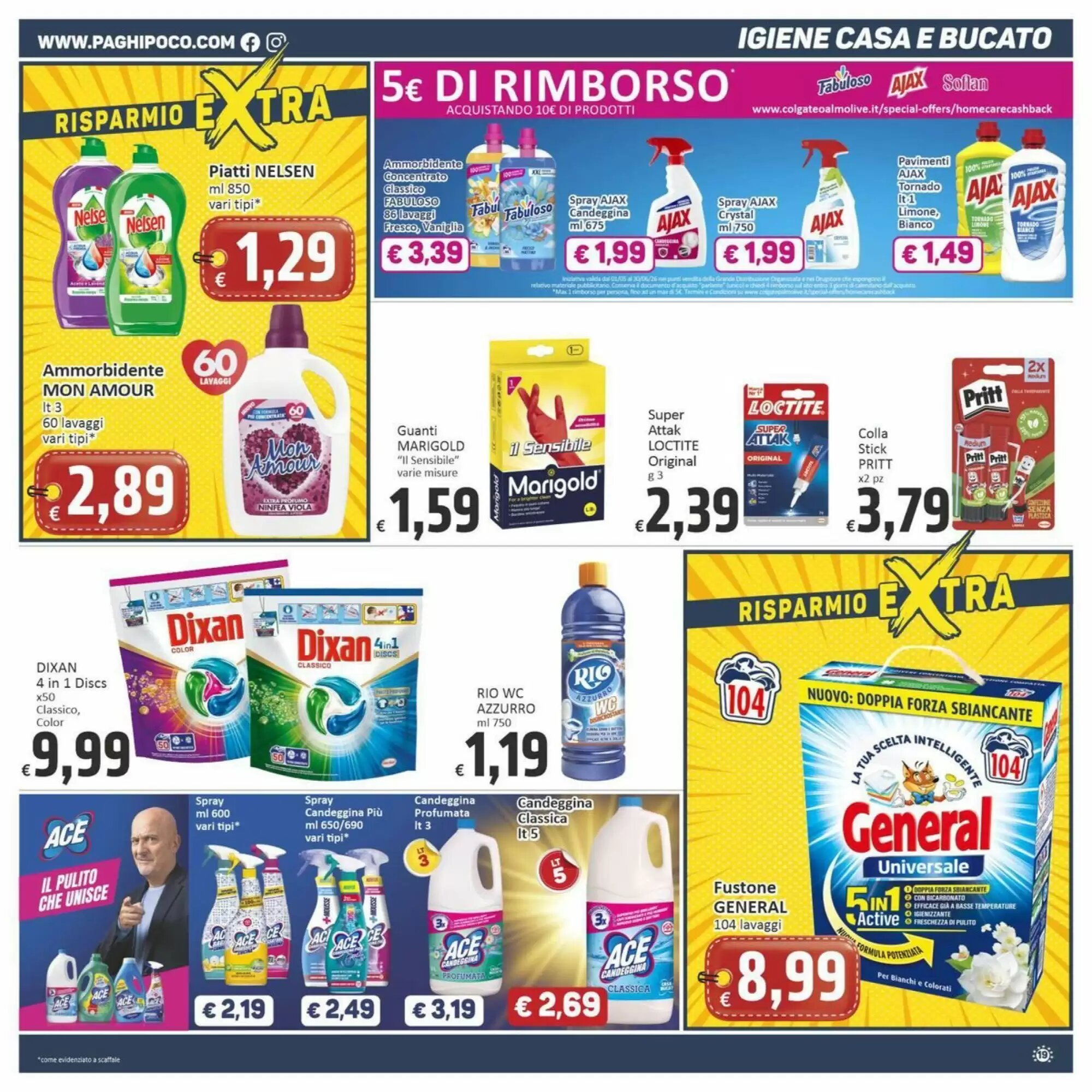 Volantino promozionale Paghi Poco  valide dal 08/05/2026 - Pagina 19.