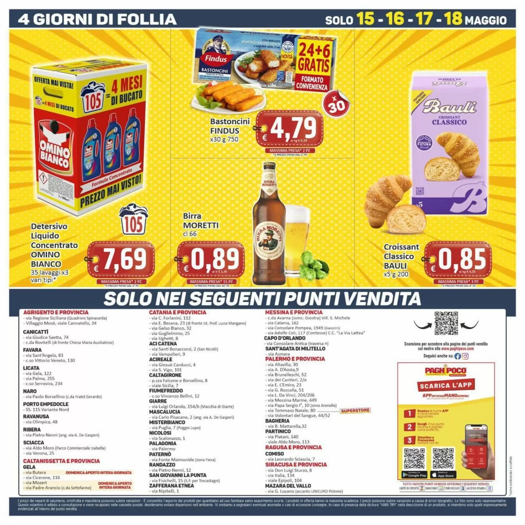 Volantino promozionale Paghi Poco  valide dal 08/05/2026 - Pagina 20.