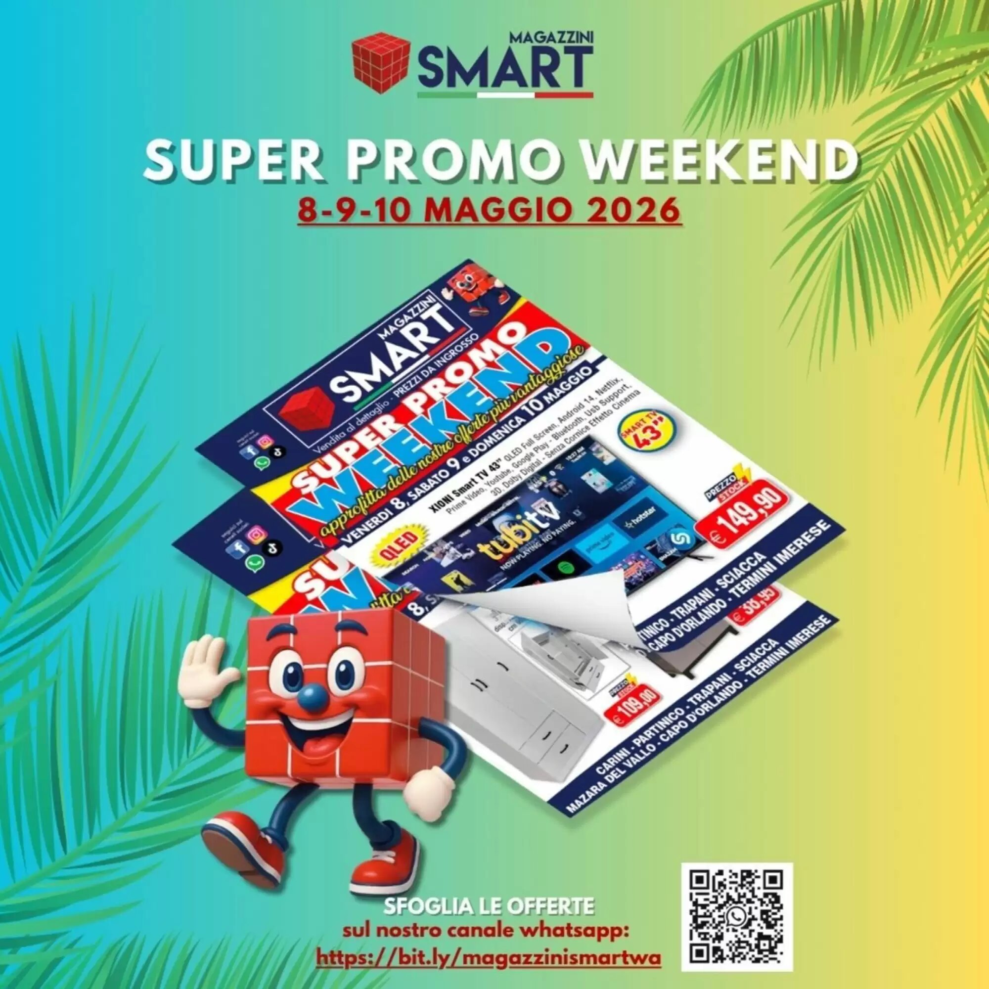 Volantino promozionale Magazzini Smart  valide dal 08/05/2026 - Pagina 1.