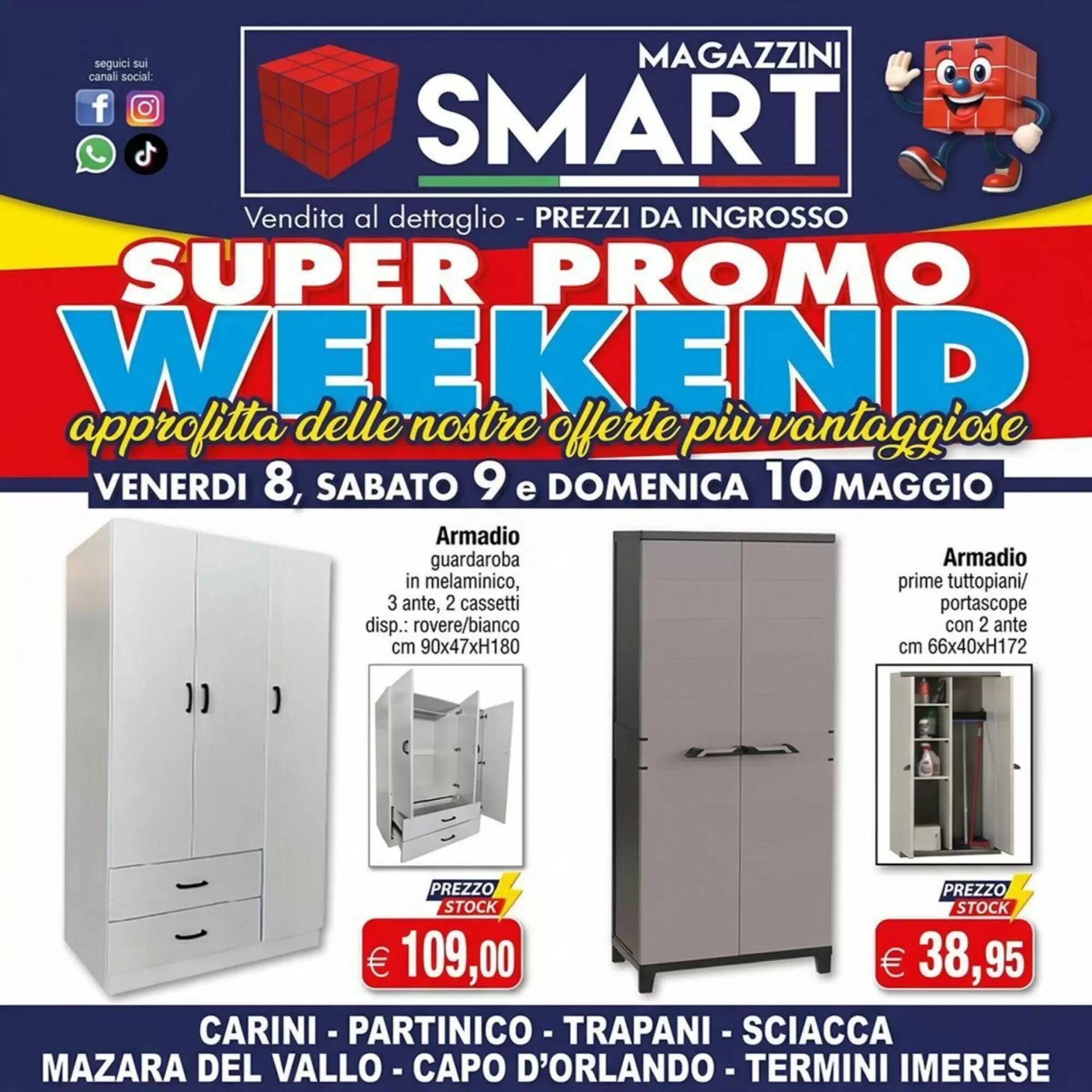 Volantino promozionale Magazzini Smart  valide dal 08/05/2026 - Pagina 3.