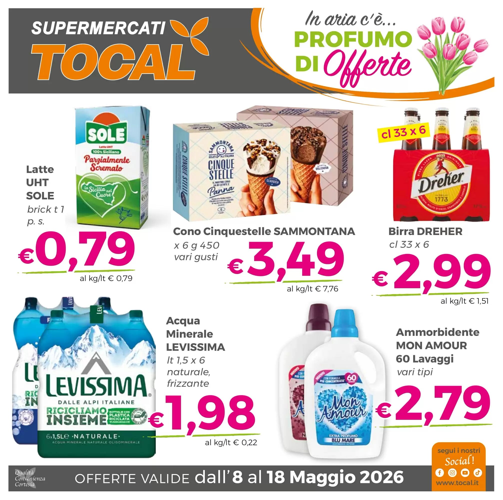 Volantino promozionale Tocal  valide dal 08/05/2026 - Pagina 1.