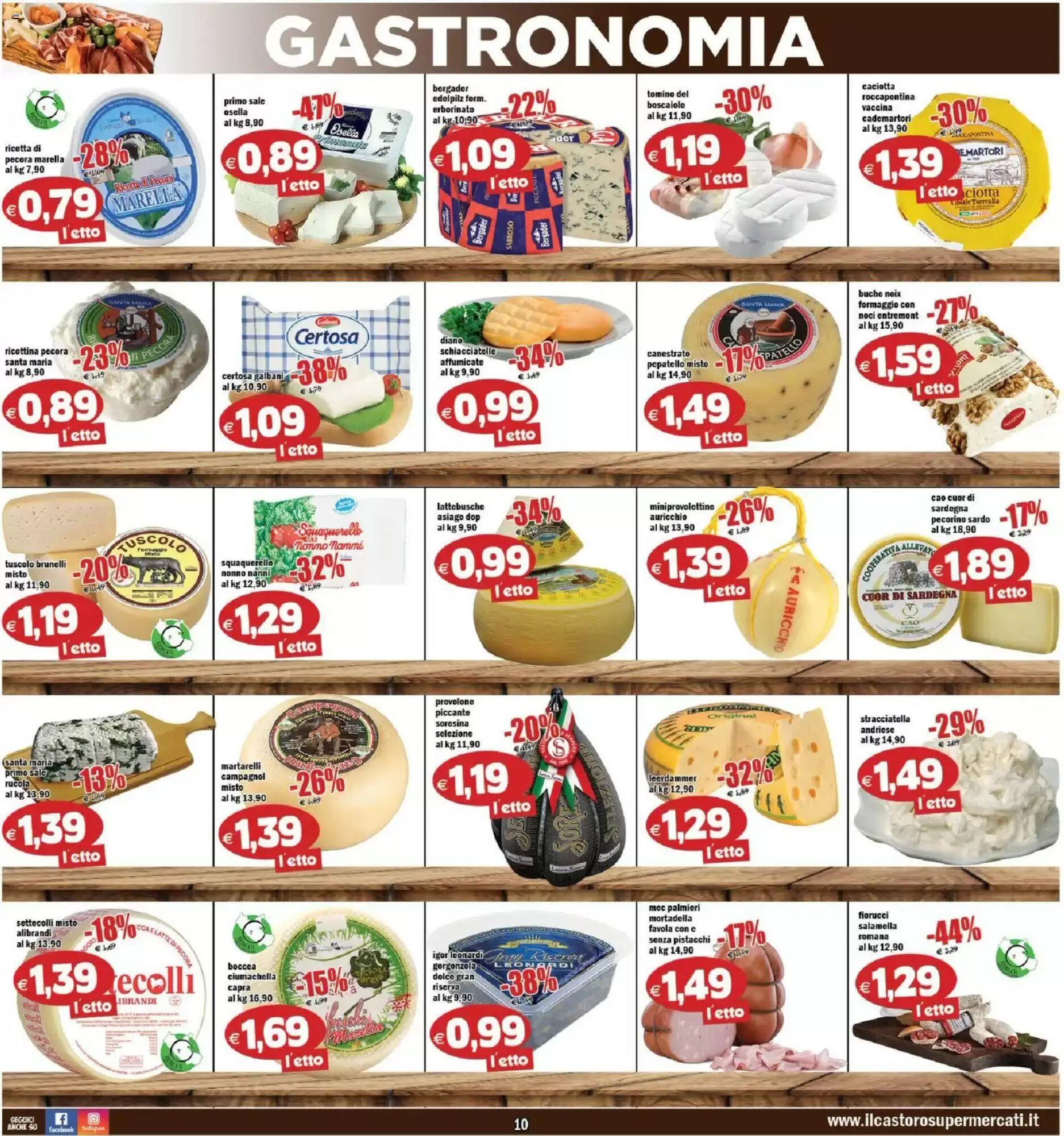 Volantino promozionale Il Castoro Supermercati  valide dal 08/05/2026 - Pagina 10.
