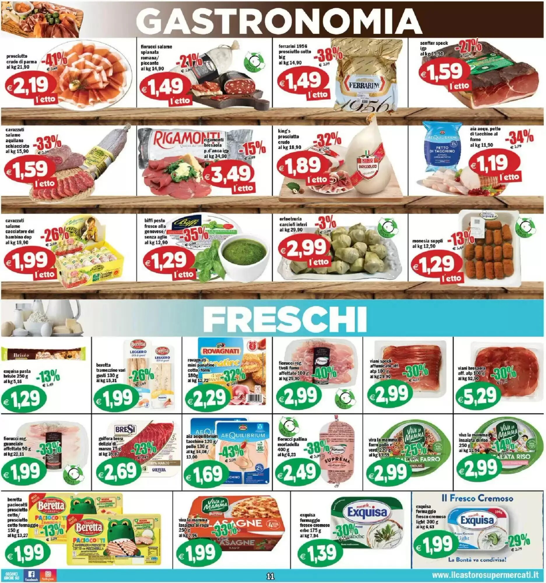 Volantino promozionale Il Castoro Supermercati  valide dal 08/05/2026 - Pagina 11.