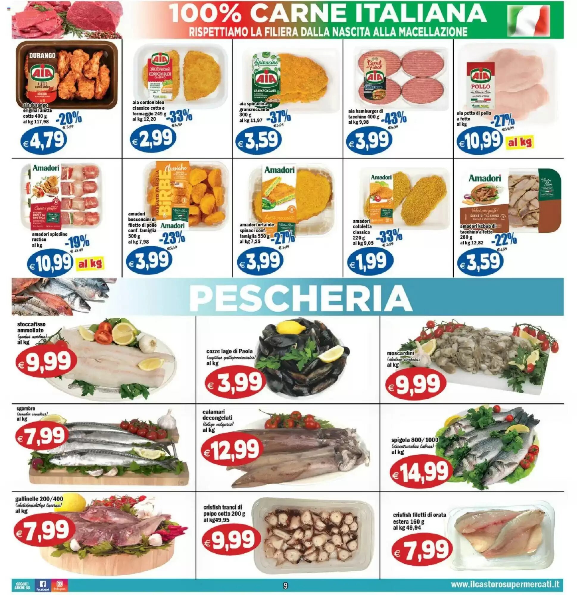 Volantino promozionale Il Castoro Supermercati  valide dal 08/05/2026 - Pagina 9.