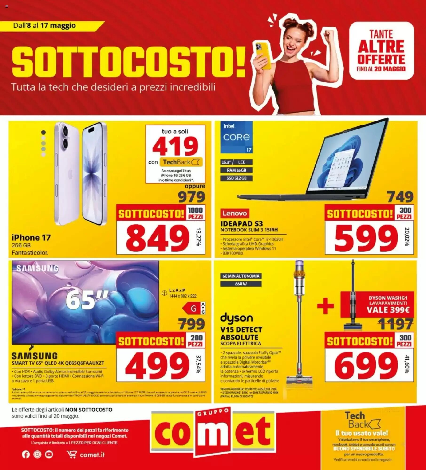 Volantino promozionale Comet  valide dal 08/05/2026 - Pagina 1.