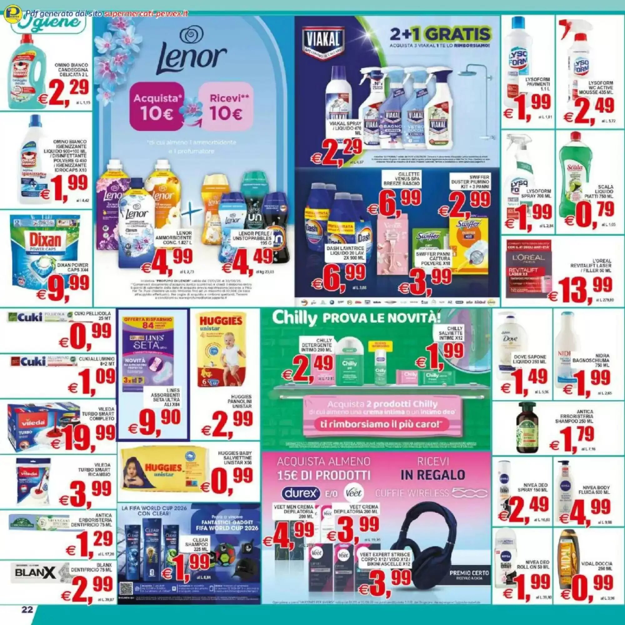Volantino promozionale Pewex  valide dal 08/05/2026 - Pagina 22.
