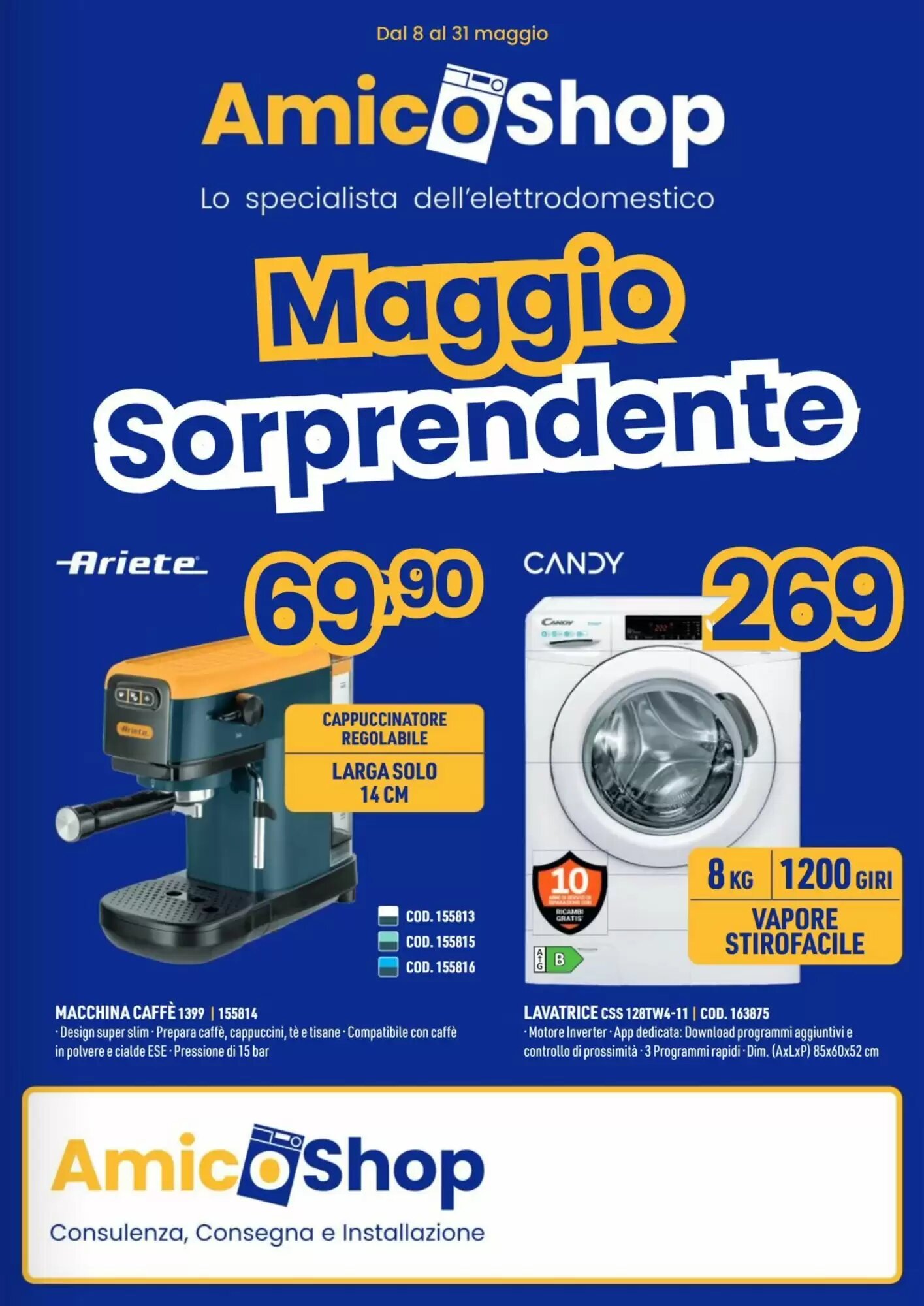 Volantino promozionale AmiCo Shop  valide dal 08/05/2026 - Pagina 1.