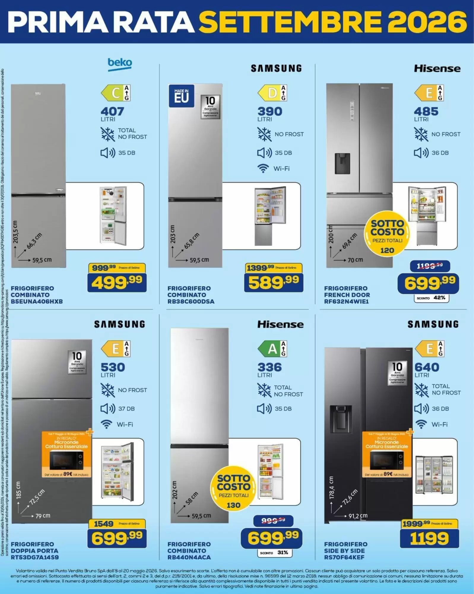 Volantino promozionale Euronics Bruno  valide dal 08/05/2026 - Pagina 26.