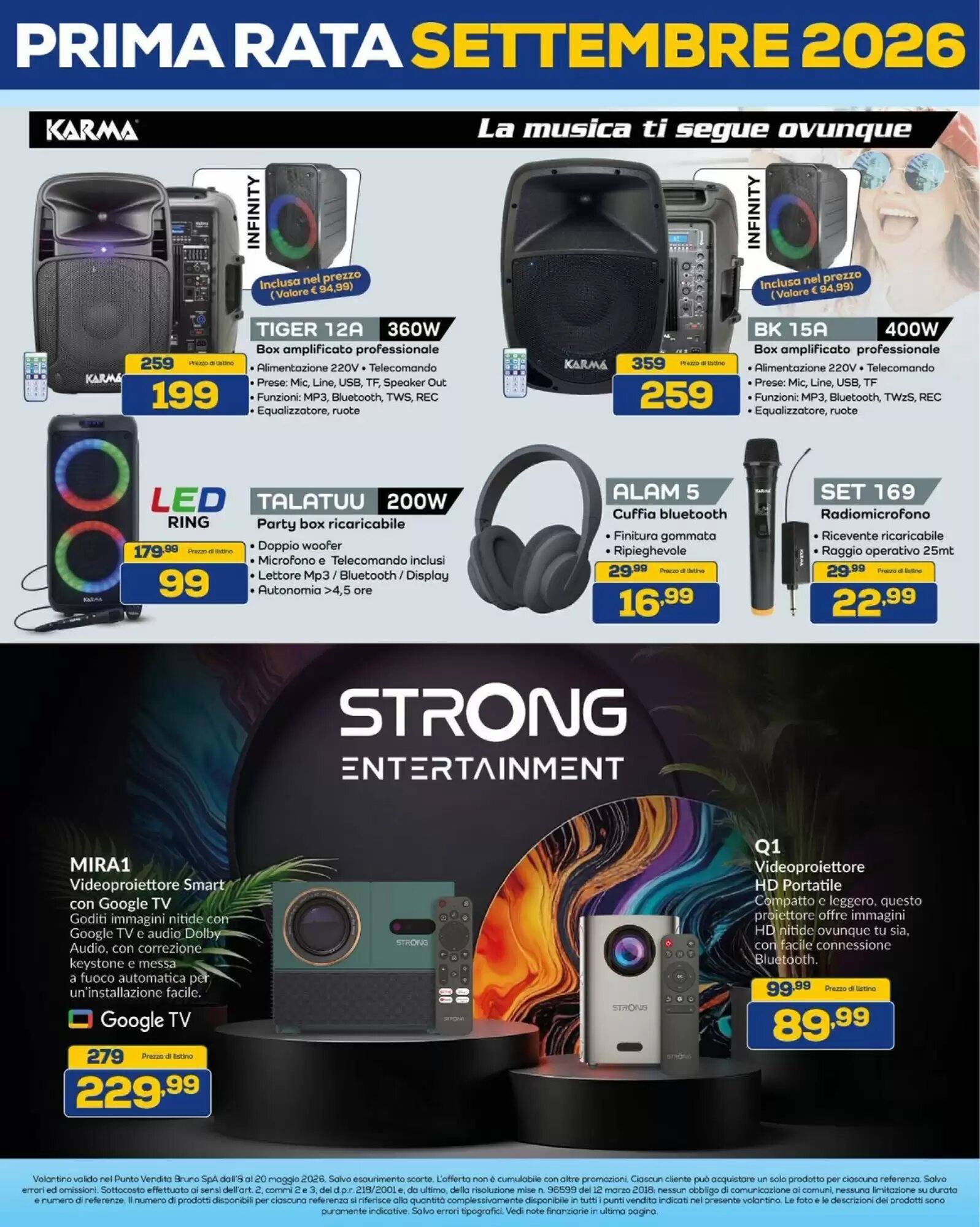 Volantino promozionale Euronics Bruno  valide dal 08/05/2026 - Pagina 34.