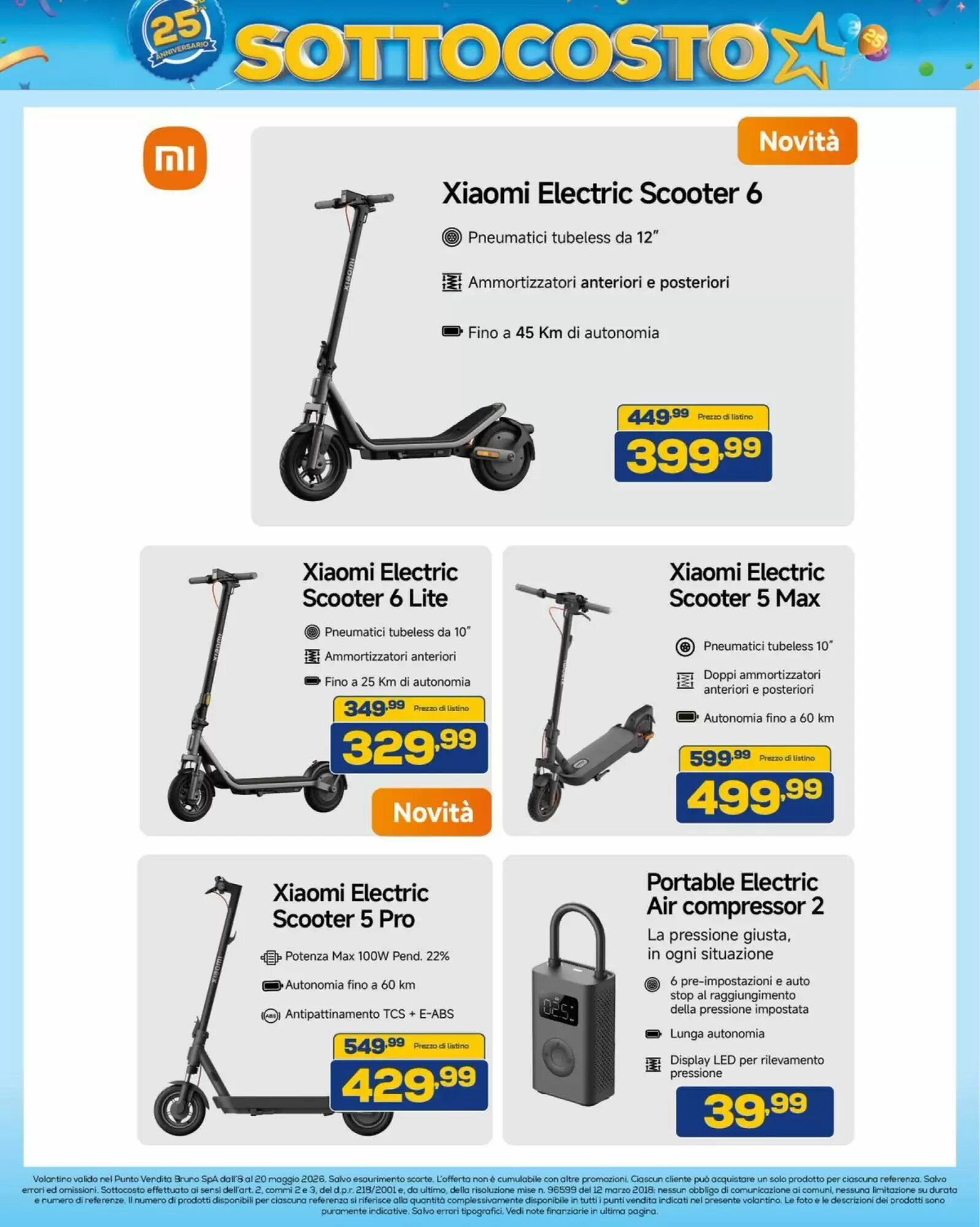Volantino promozionale Euronics Bruno  valide dal 08/05/2026 - Pagina 39.