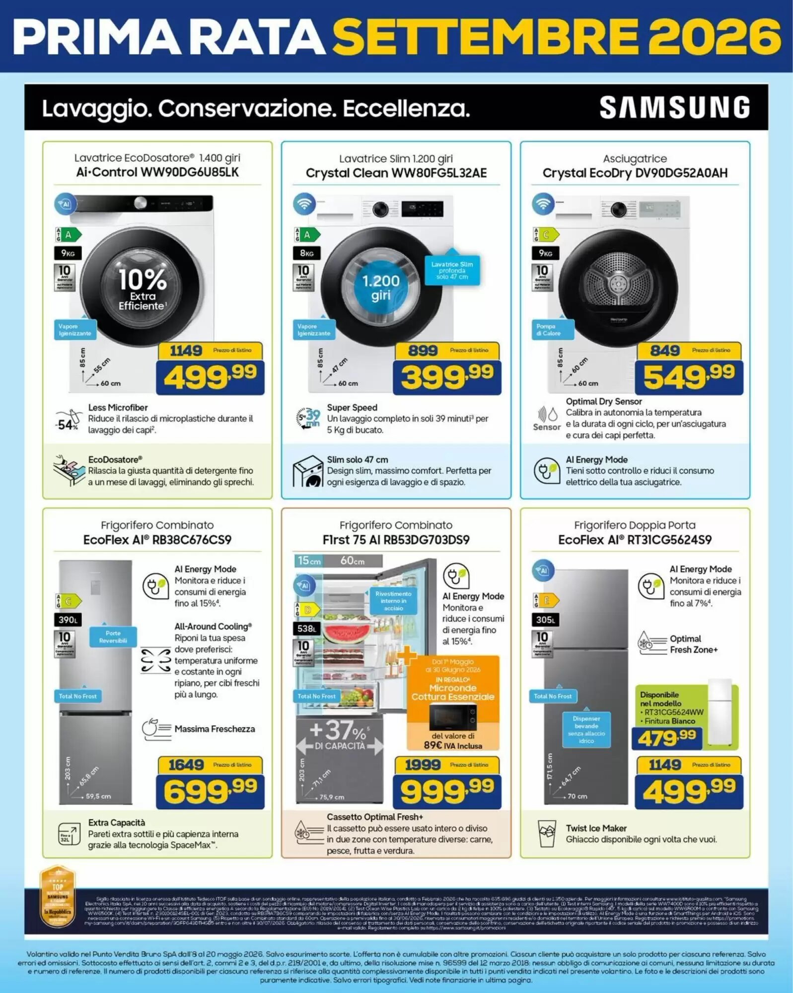 Volantino promozionale Euronics Bruno  valide dal 08/05/2026 - Pagina 41.