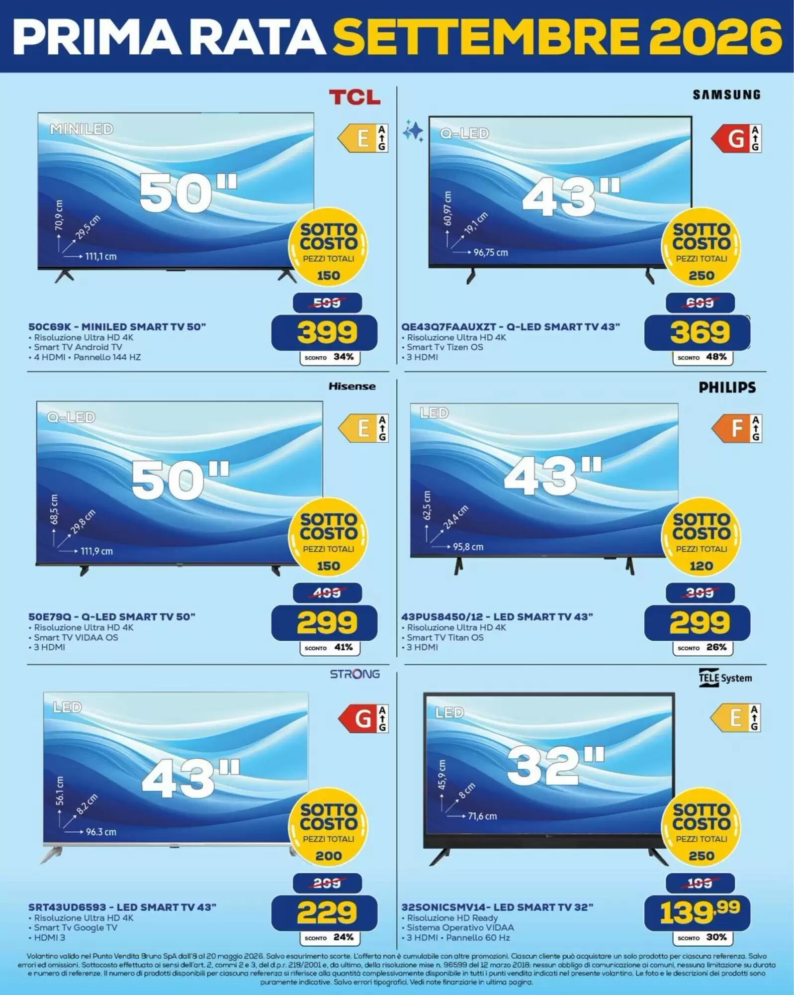 Volantino promozionale Euronics Bruno  valide dal 08/05/2026 - Pagina 6.