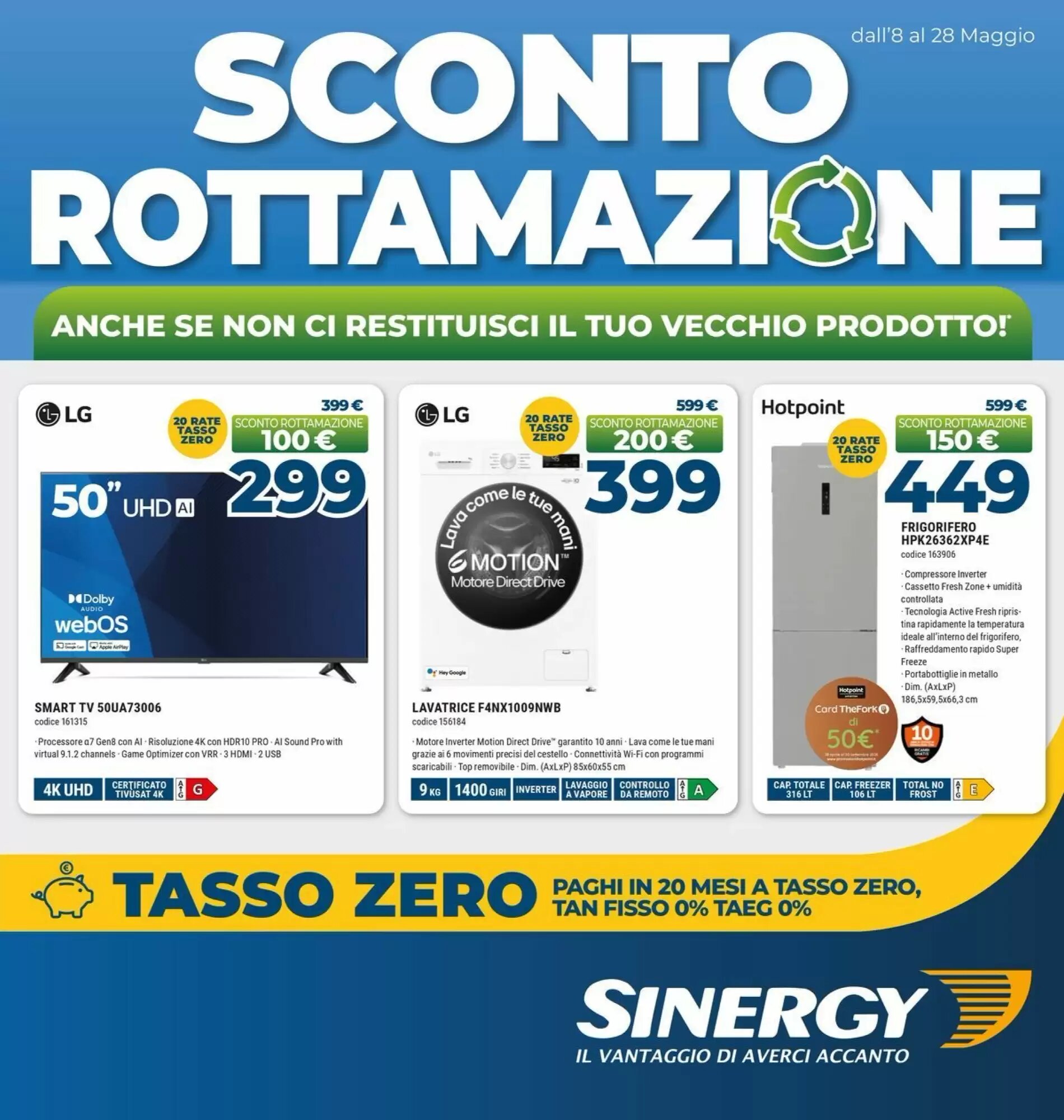 Volantino promozionale Sinergy  valide dal 08/05/2026 - Pagina 1.