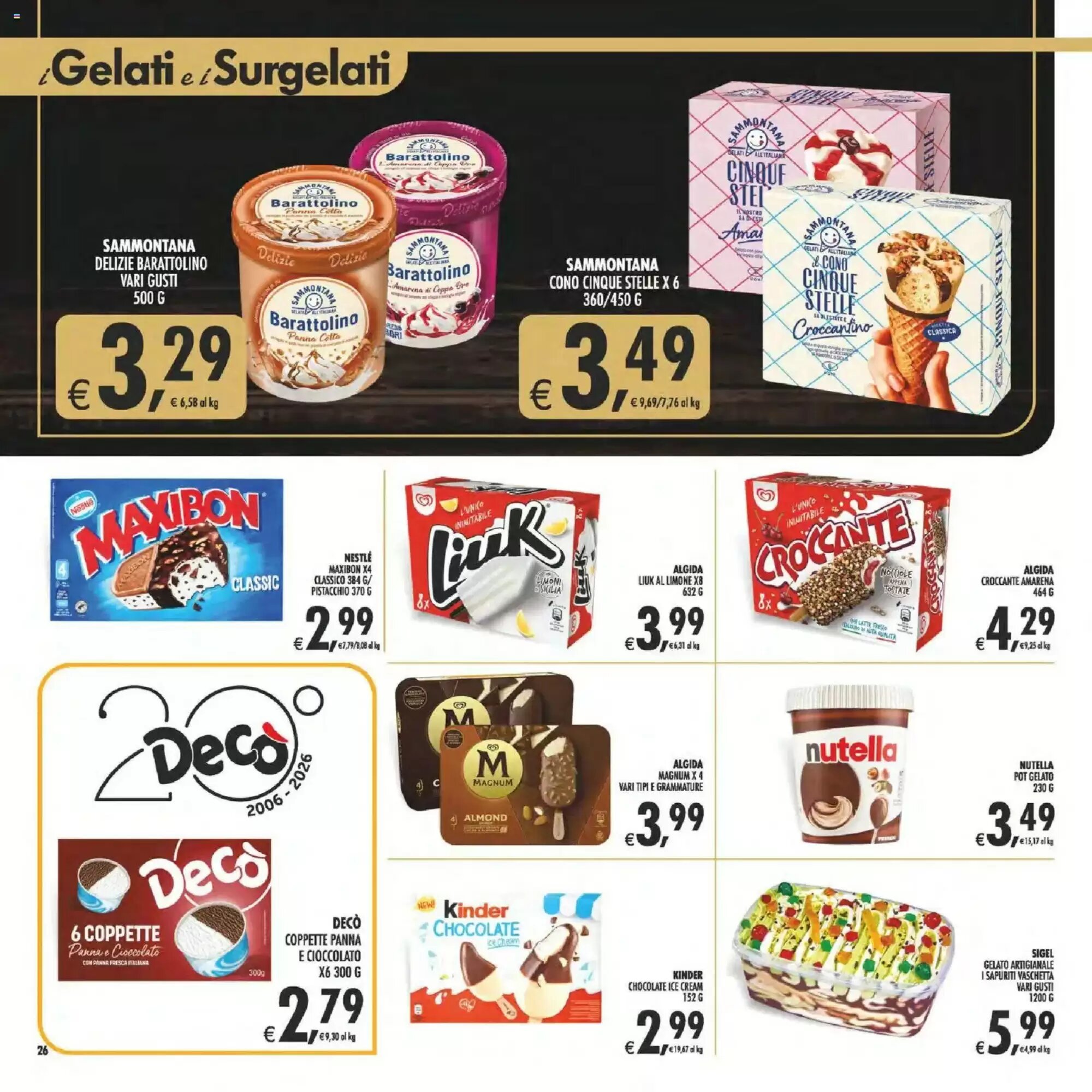 Volantino promozionale Gourmet Déco  valide dal 08/05/2026 - Pagina 26.