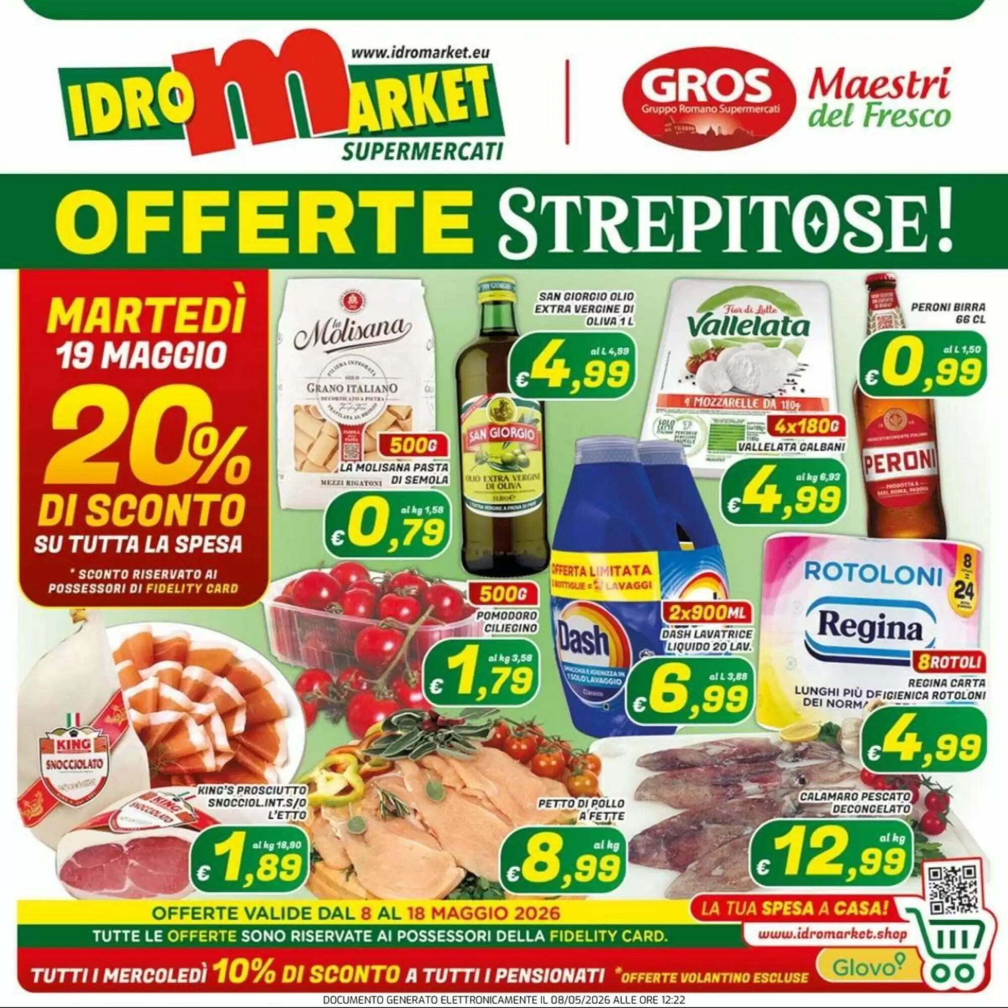 Volantino promozionale Idromarket  valide dal 08/05/2026 - Pagina 1.