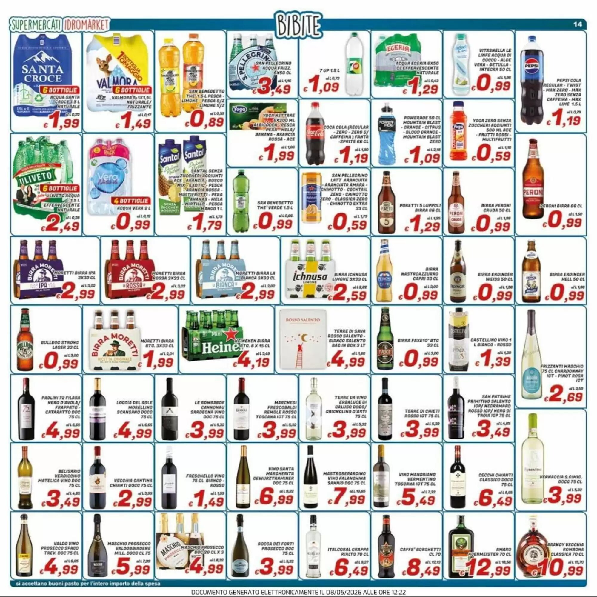 Volantino promozionale Idromarket  valide dal 08/05/2026 - Pagina 14.