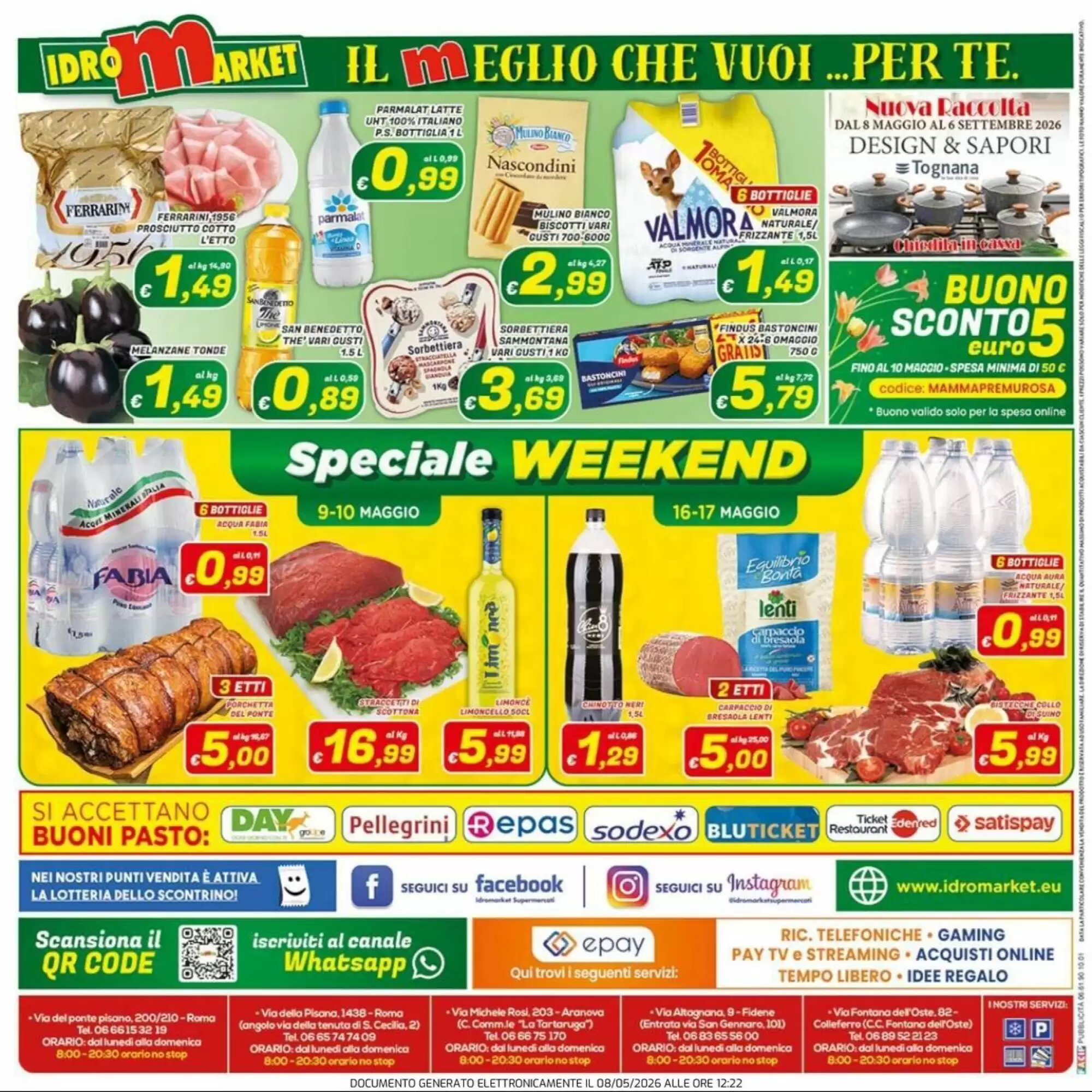Volantino promozionale Idromarket  valide dal 08/05/2026 - Pagina 16.
