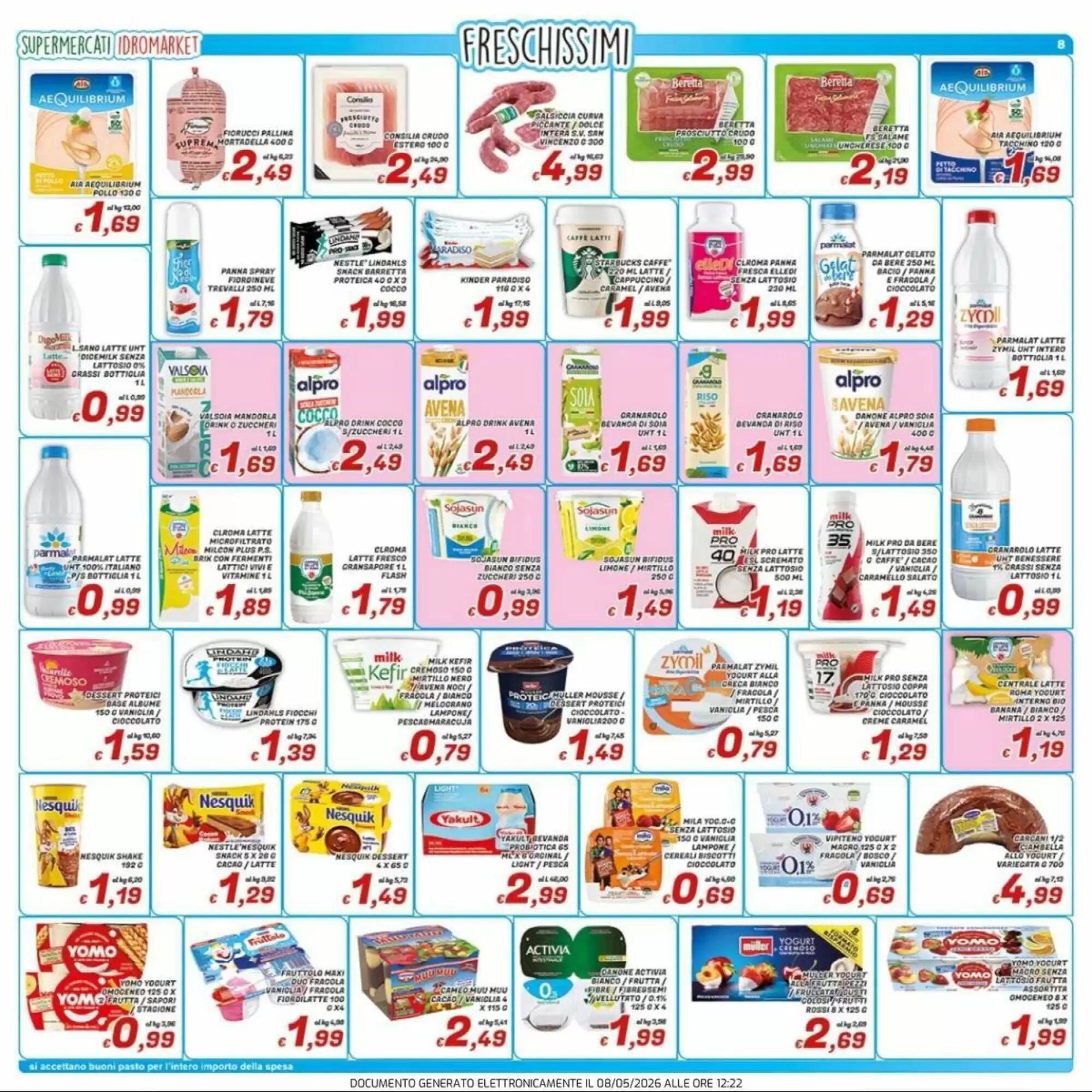 Volantino promozionale Idromarket  valide dal 08/05/2026 - Pagina 8.
