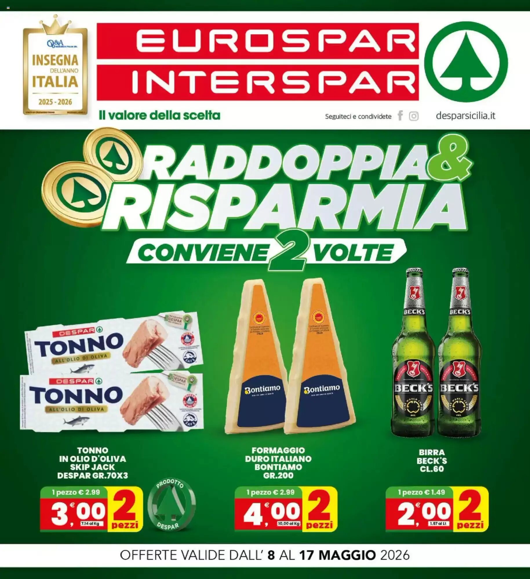 Volantino promozionale Interspar  valide dal 08/05/2026 - Pagina 1.