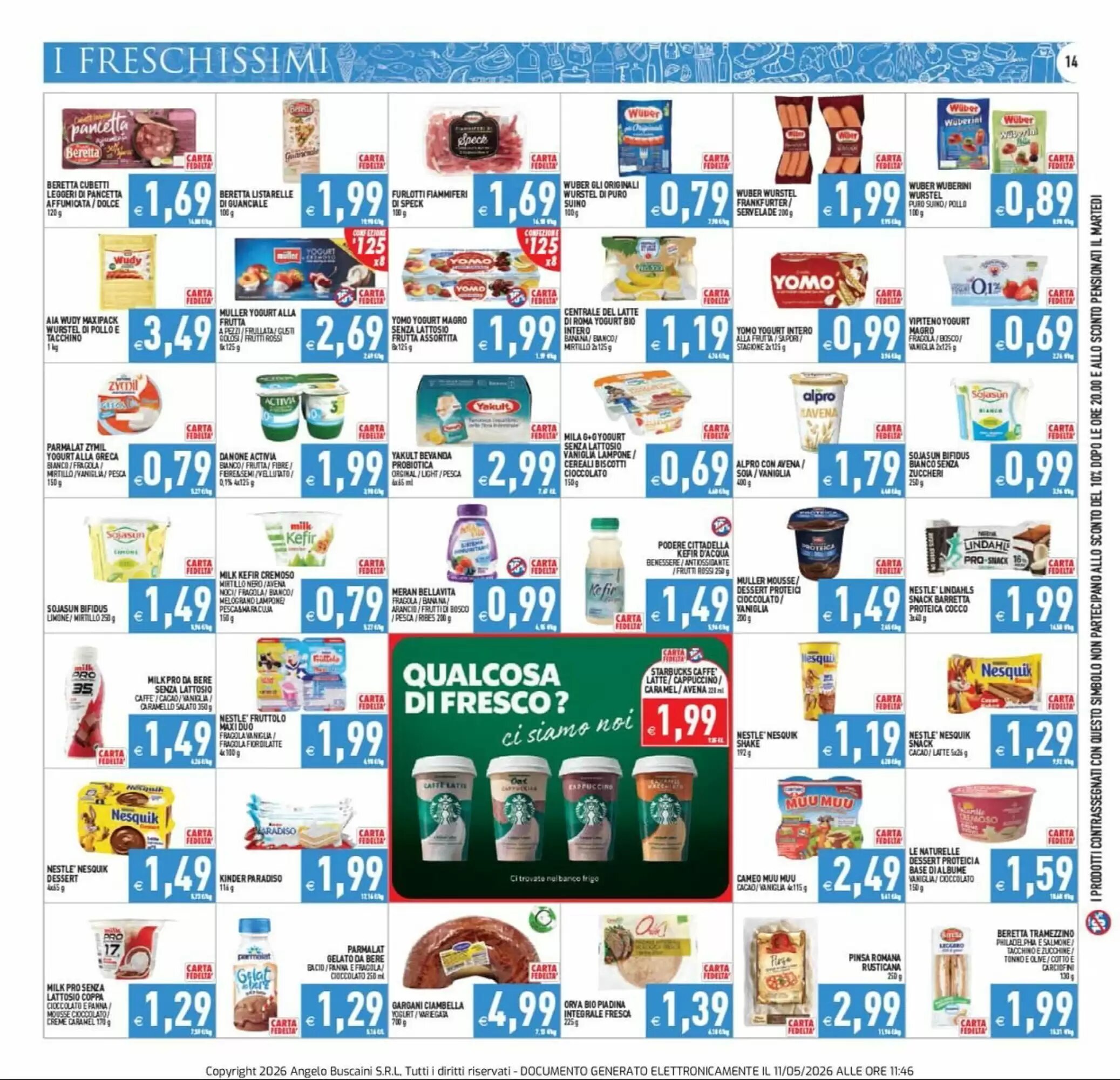 Volantino promozionale Supermercati Agorà  valide dal 08/05/2026 - Pagina 14.