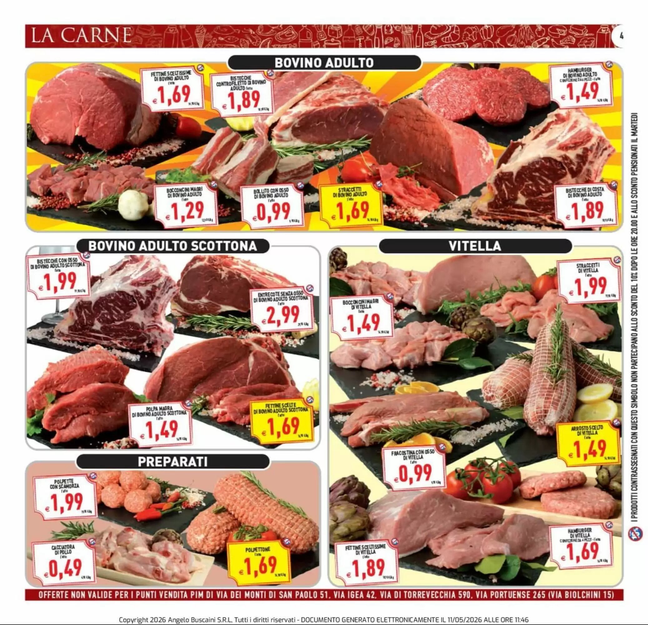 Volantino promozionale Supermercati Agorà  valide dal 08/05/2026 - Pagina 4.