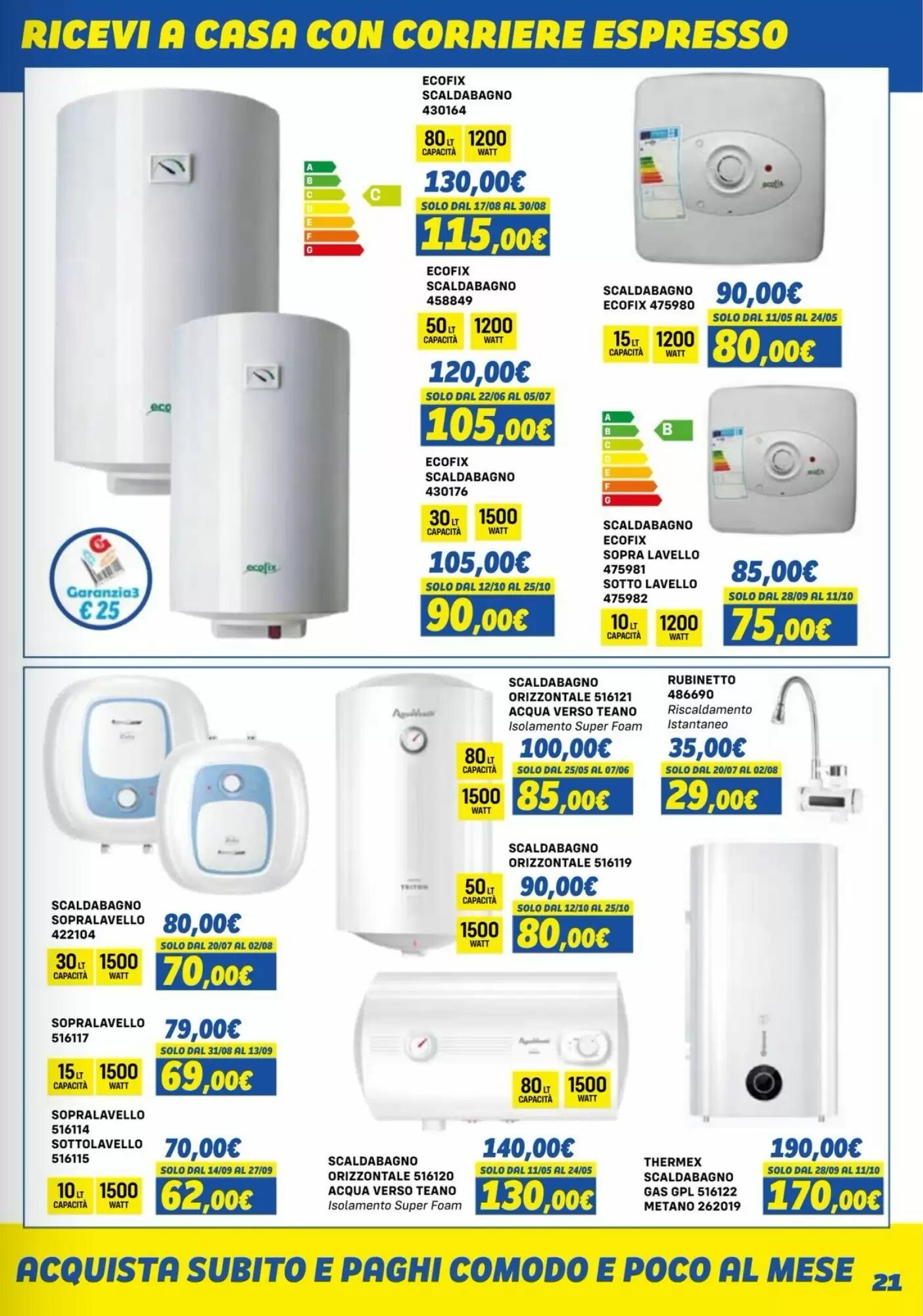 Volantino promozionale Orizzonte  valide dal 09/05/2026 - Pagina 21.