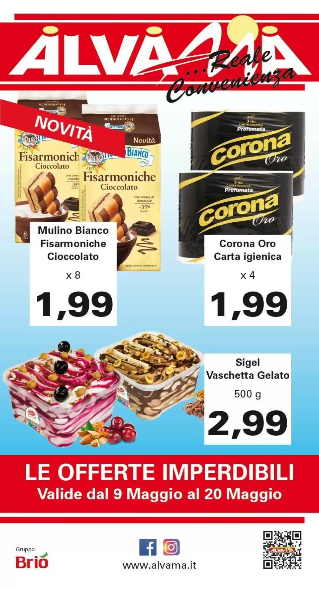 Volantino promozionale Alvama  valide dal 09/05/2026 - Pagina 1.