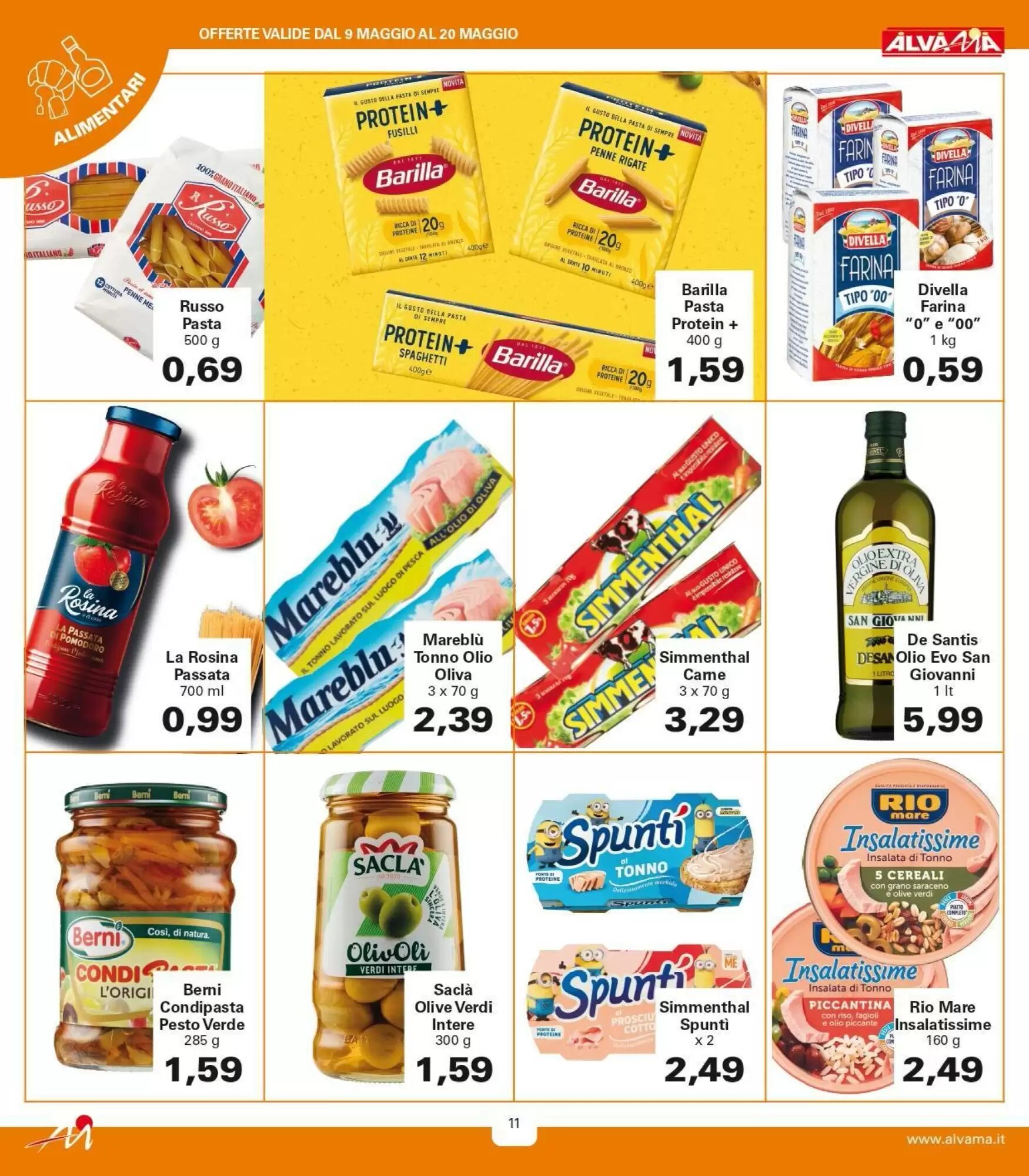 Volantino promozionale Alvama  valide dal 09/05/2026 - Pagina 11.