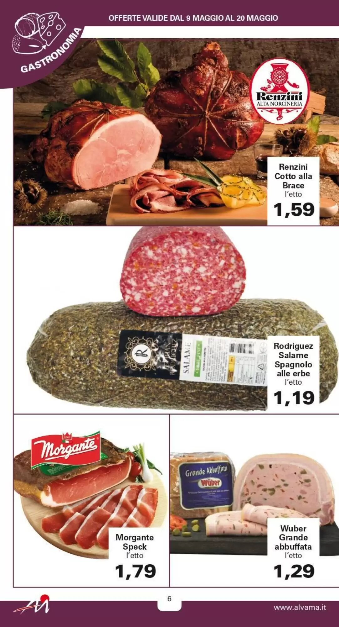 Volantino promozionale Alvama  valide dal 09/05/2026 - Pagina 6.