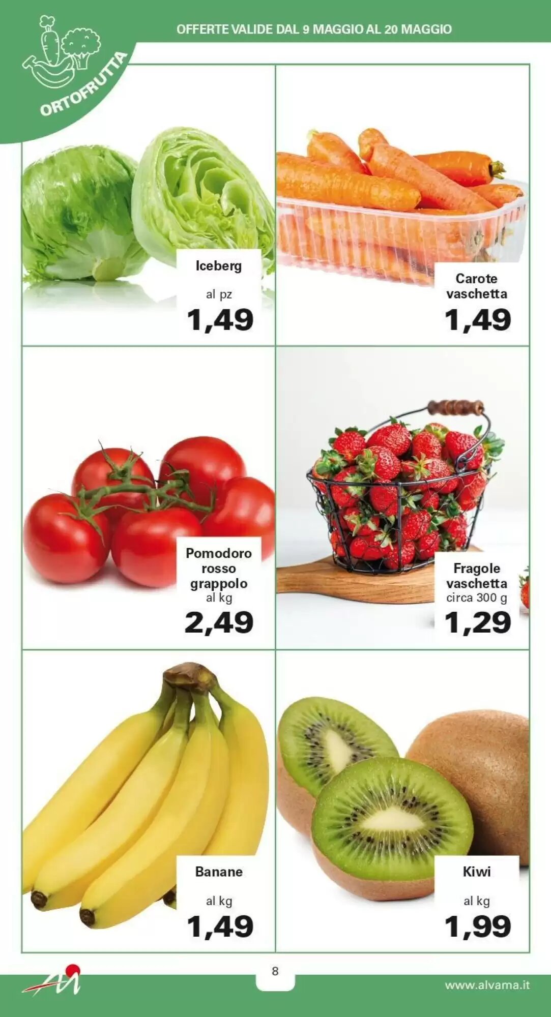 Volantino promozionale Alvama  valide dal 09/05/2026 - Pagina 8.