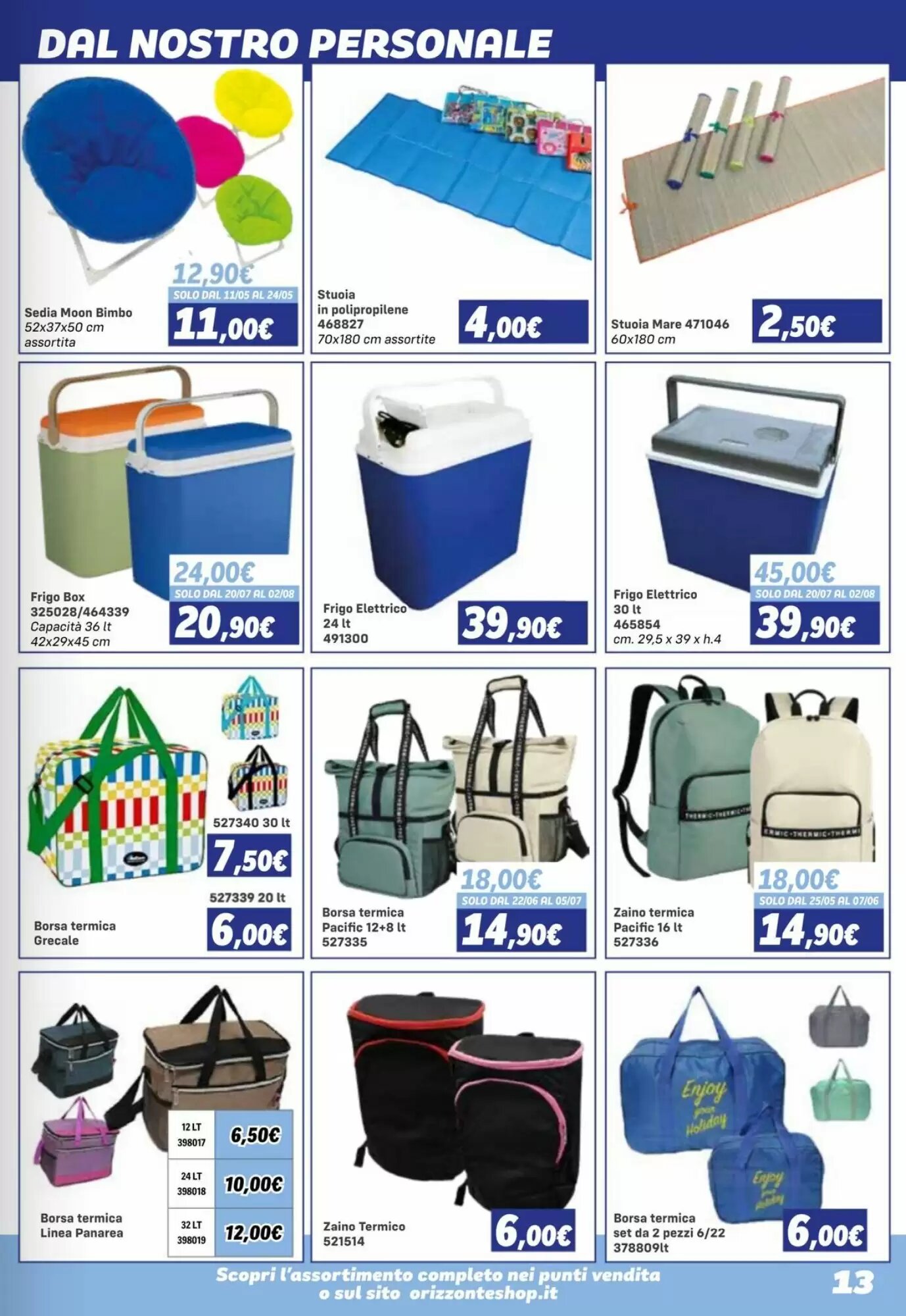 Volantino promozionale Orizzonte  valide dal 09/05/2026 - Pagina 13.