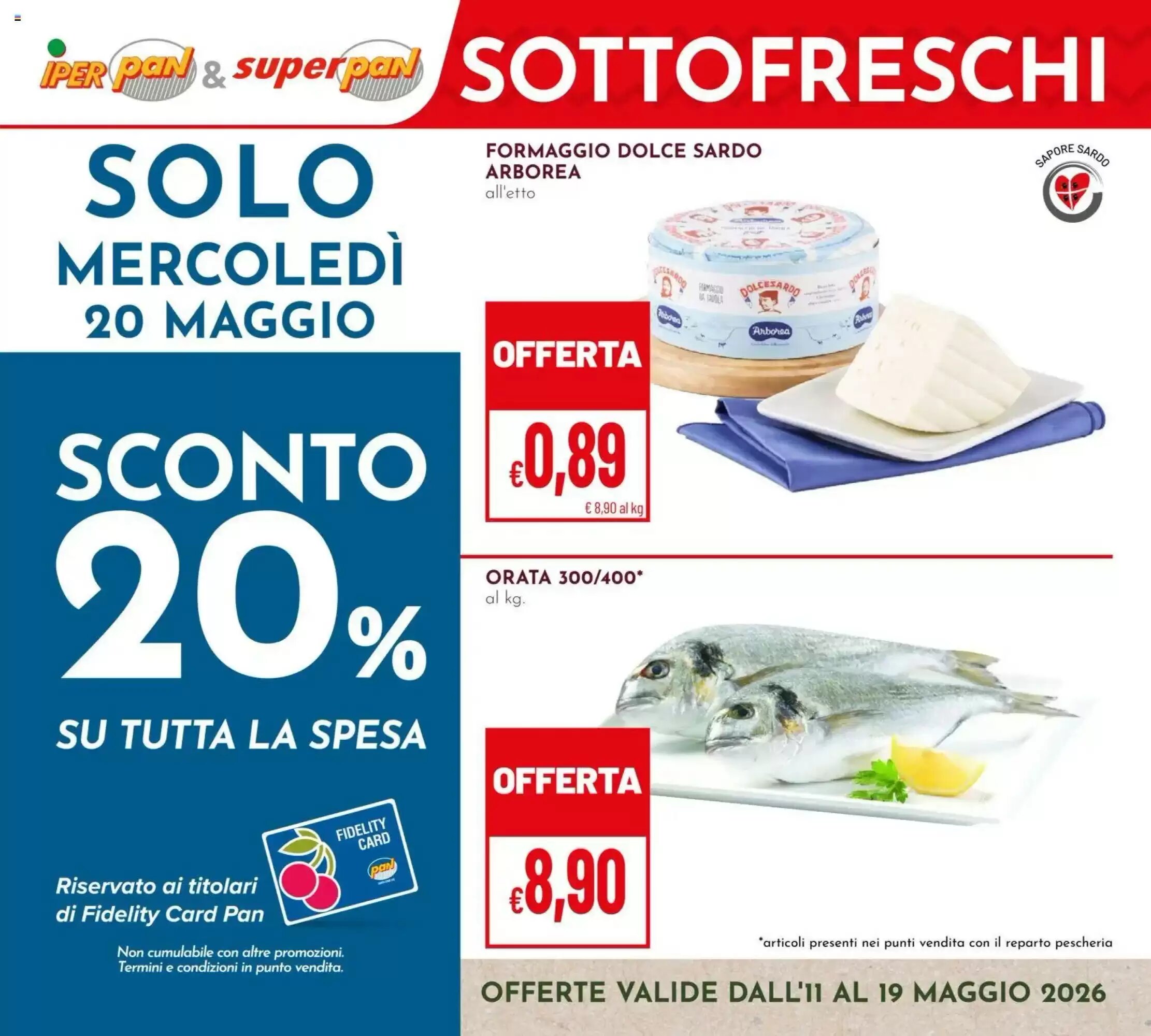 Volantino promozionale Pan  valide dal 11/05/2026 - Pagina 1.