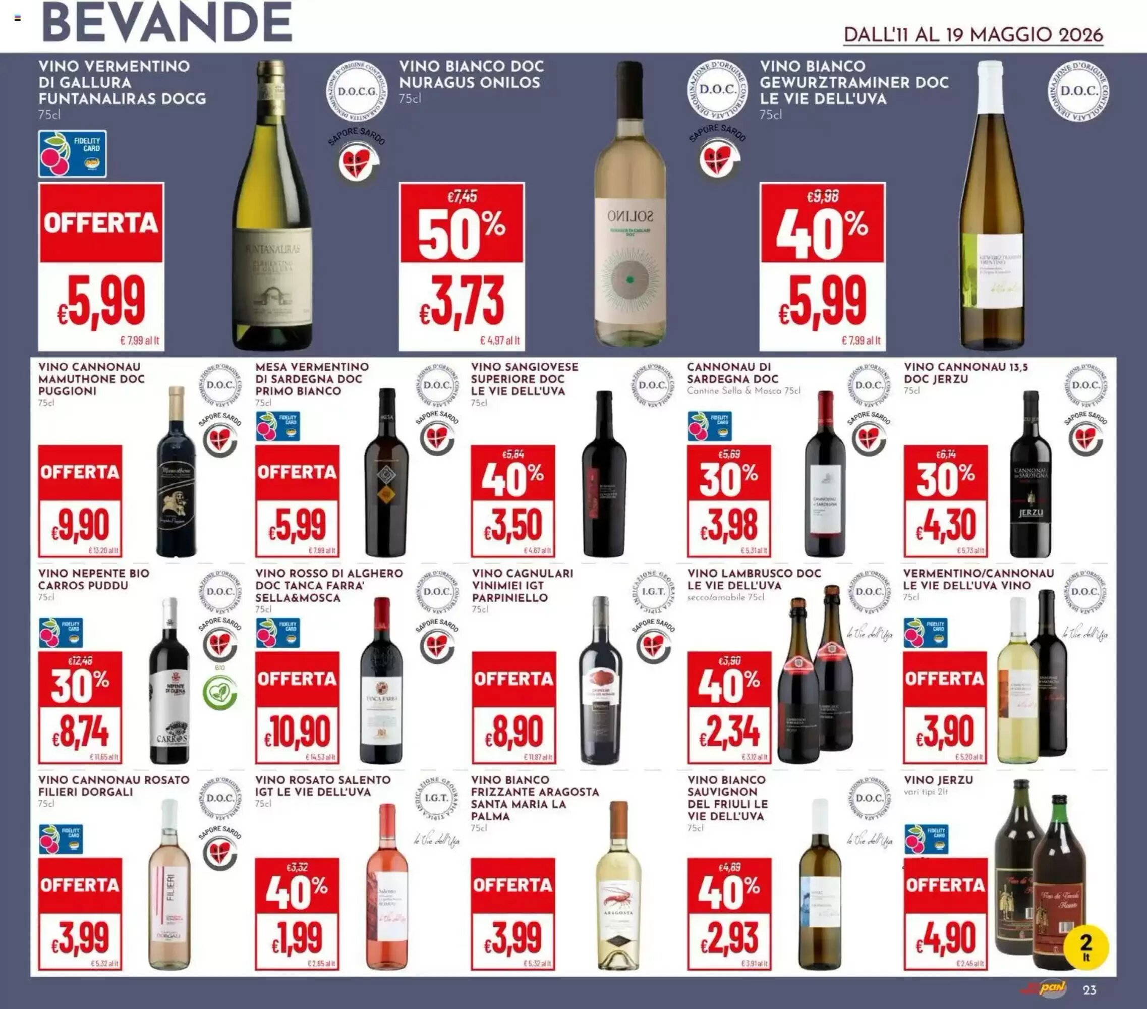 Volantino promozionale Pan  valide dal 11/05/2026 - Pagina 23.