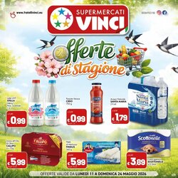 Volantino promozionale Supermercati Vinci  valide dal 11/05/2026