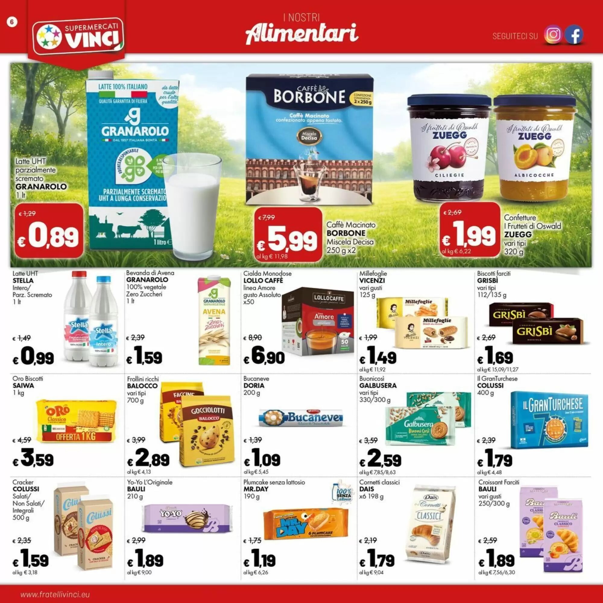 Volantino promozionale Supermercati Vinci  valide dal 11/05/2026 - Pagina 6.