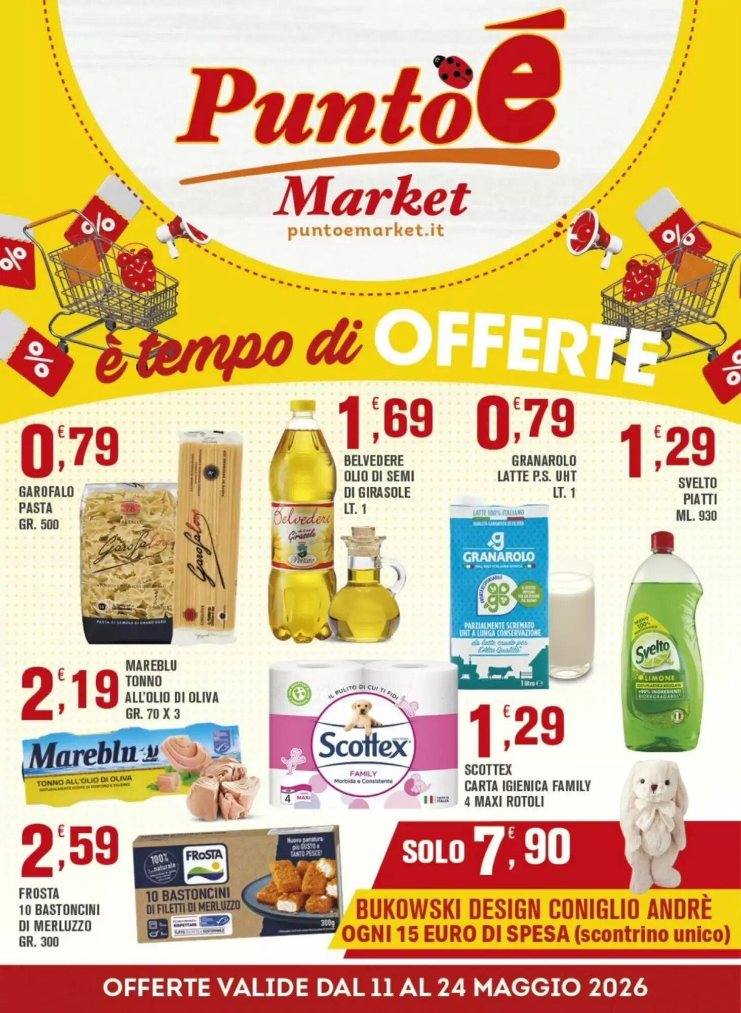 Volantino promozionale Punto é market  valide dal 11/05/2026 - Pagina 1.