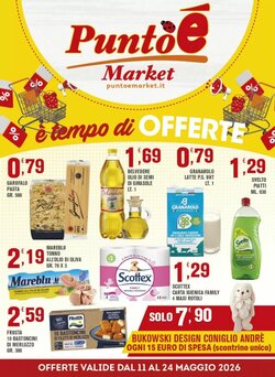 Volantino promozionale Punto é market  valide dal 11/05/2026