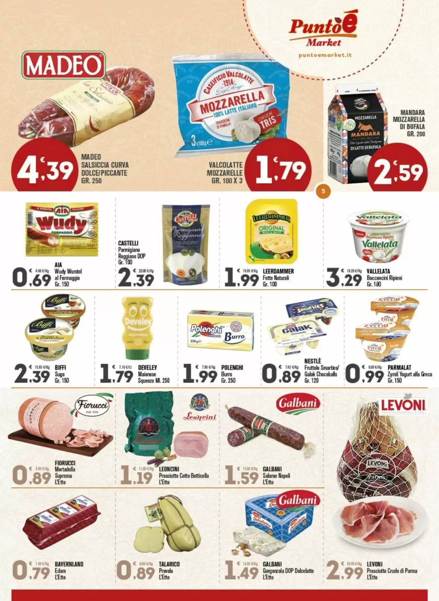 Volantino promozionale Punto é market  valide dal 11/05/2026 - Pagina 5.