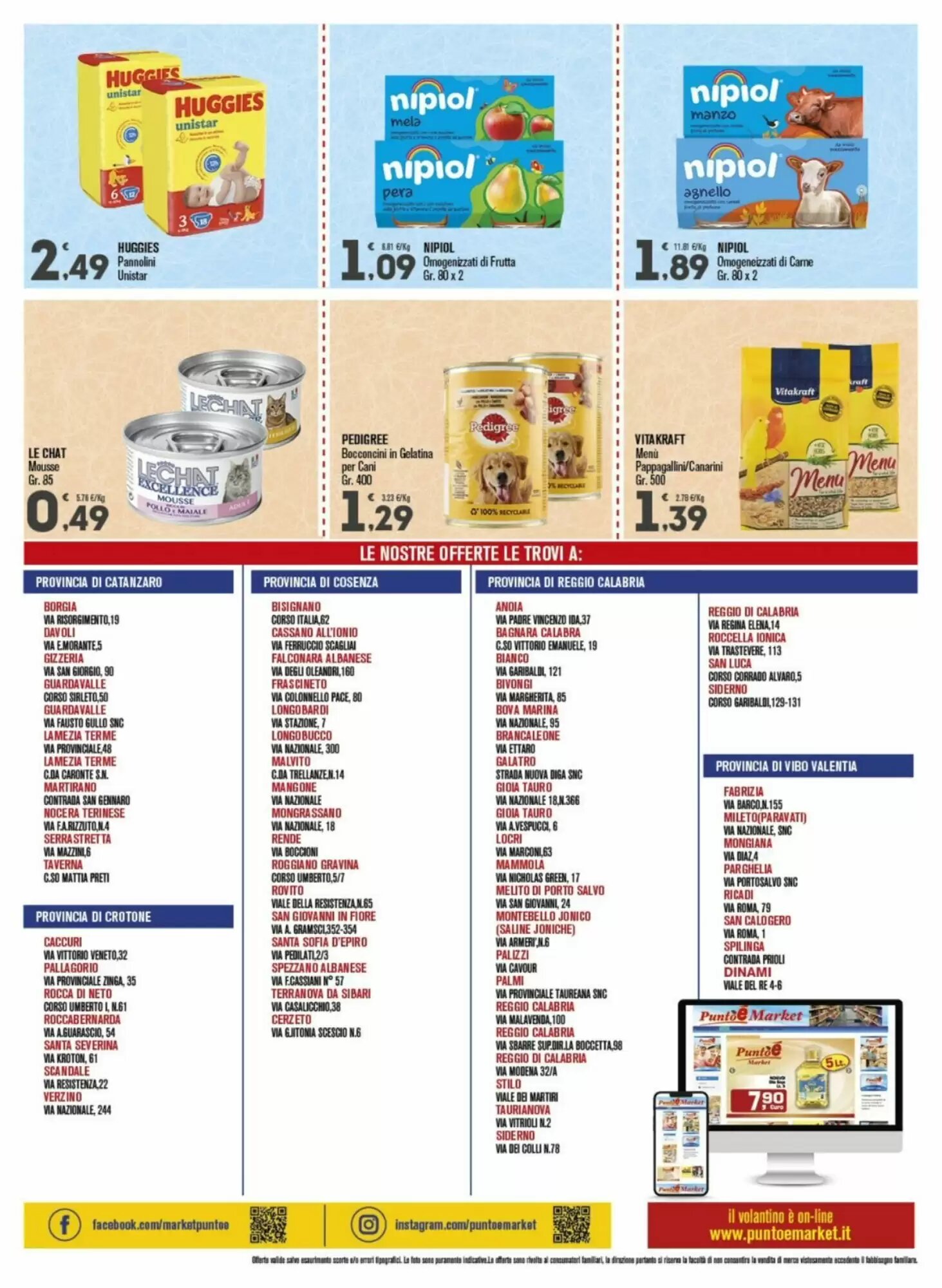Volantino promozionale Punto é market  valide dal 11/05/2026 - Pagina 8.