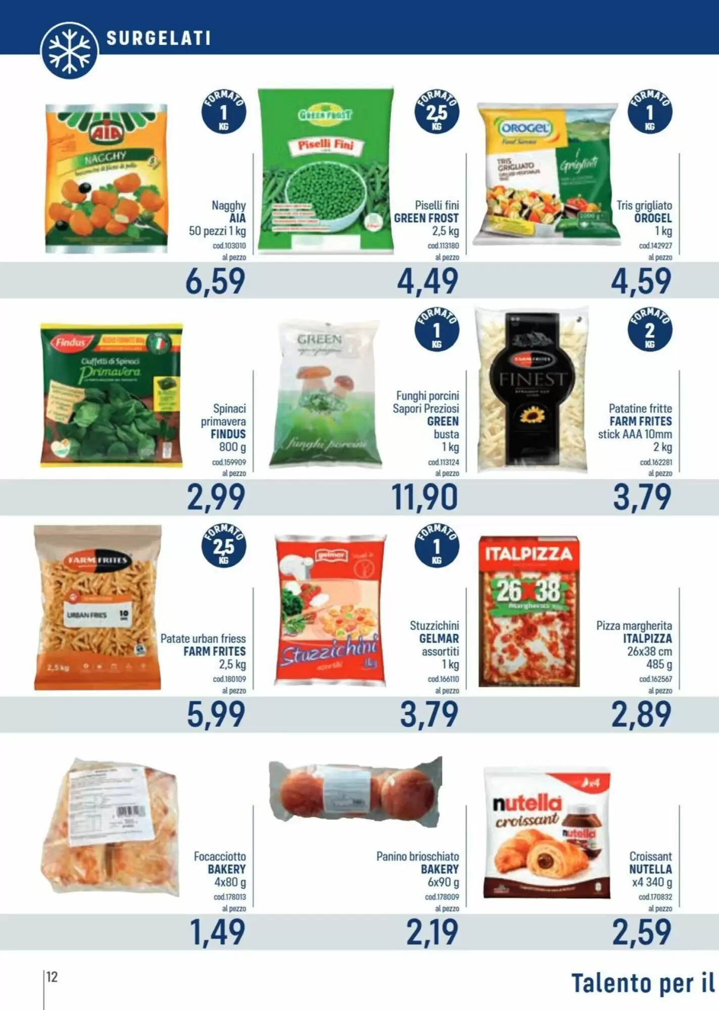 Volantino promozionale Talento Professional Store  valide dal 11/05/2026 - Pagina 12.