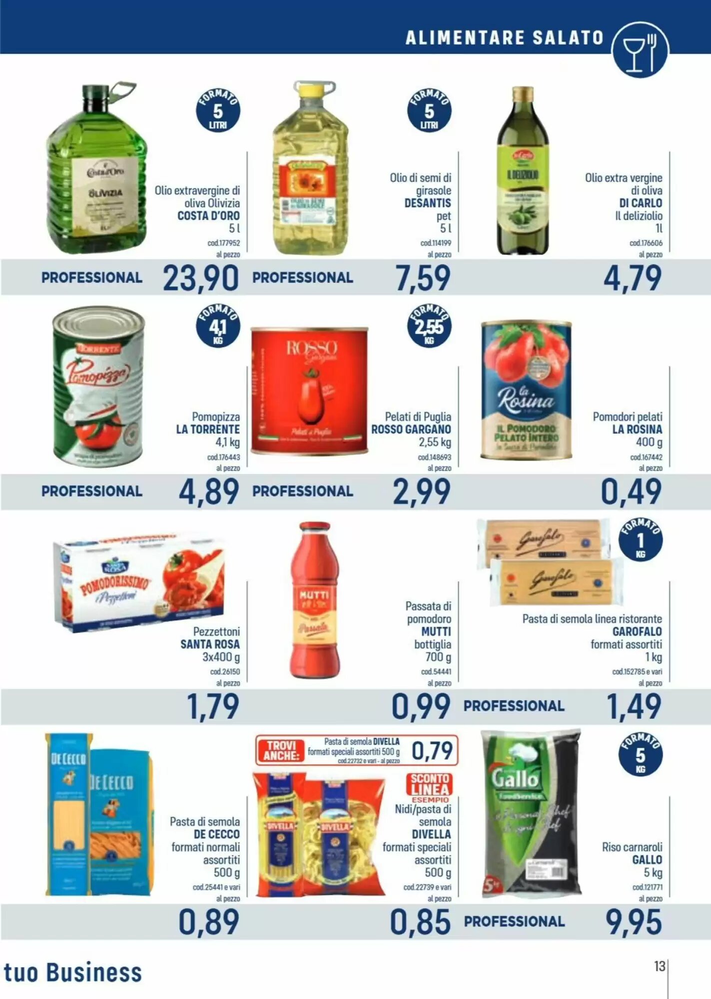 Volantino promozionale Talento Professional Store  valide dal 11/05/2026 - Pagina 13.