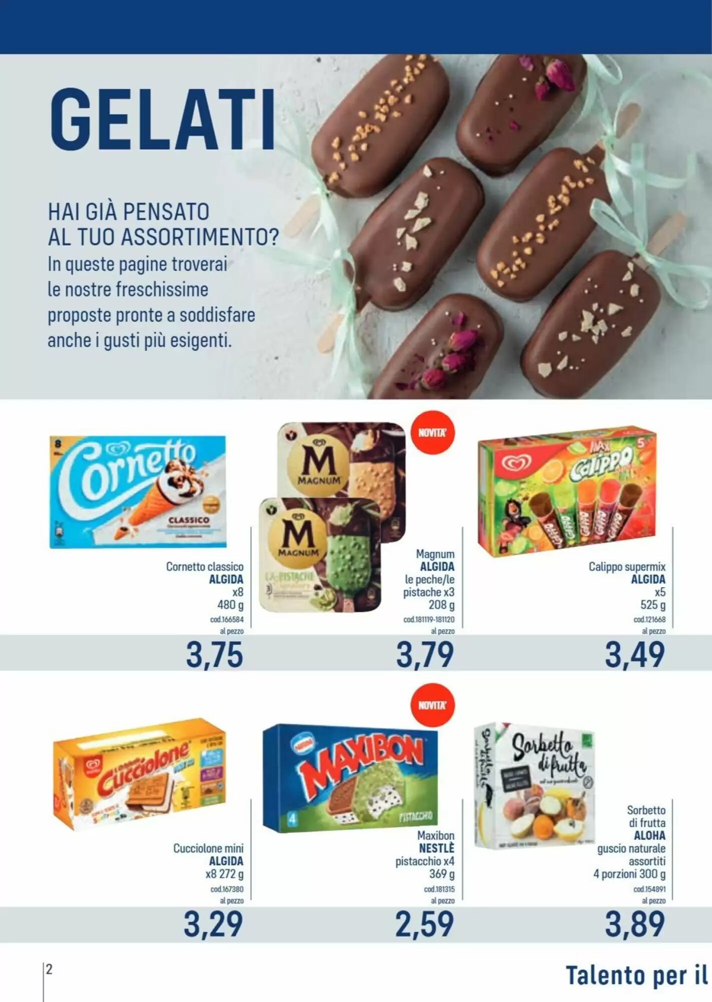 Volantino promozionale Talento Professional Store  valide dal 11/05/2026 - Pagina 2.