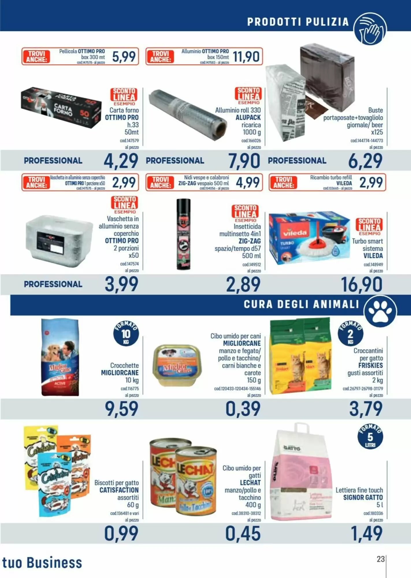 Volantino promozionale Talento Professional Store  valide dal 11/05/2026 - Pagina 23.