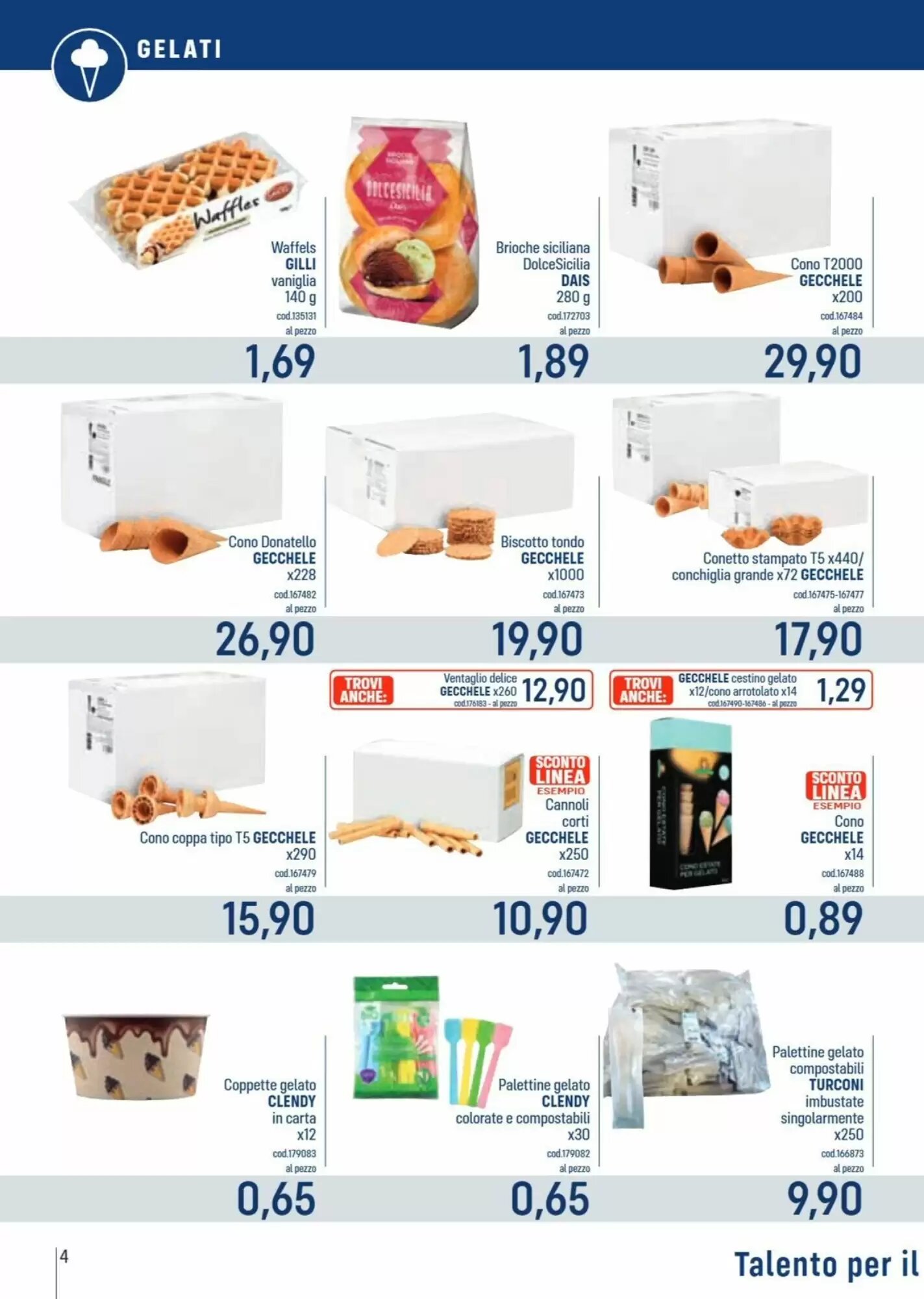 Volantino promozionale Talento Professional Store  valide dal 11/05/2026 - Pagina 4.