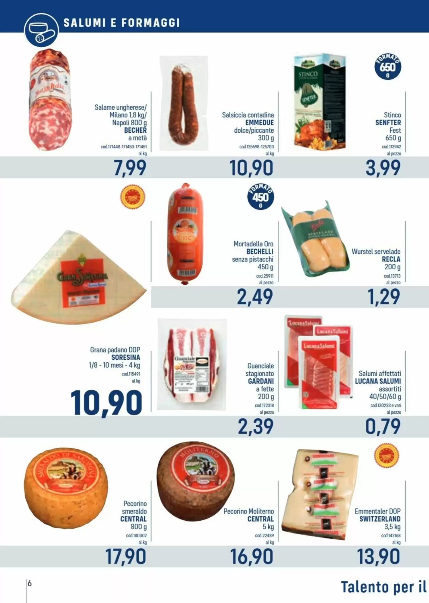 Volantino promozionale Talento Professional Store  valide dal 11/05/2026 - Pagina 6.