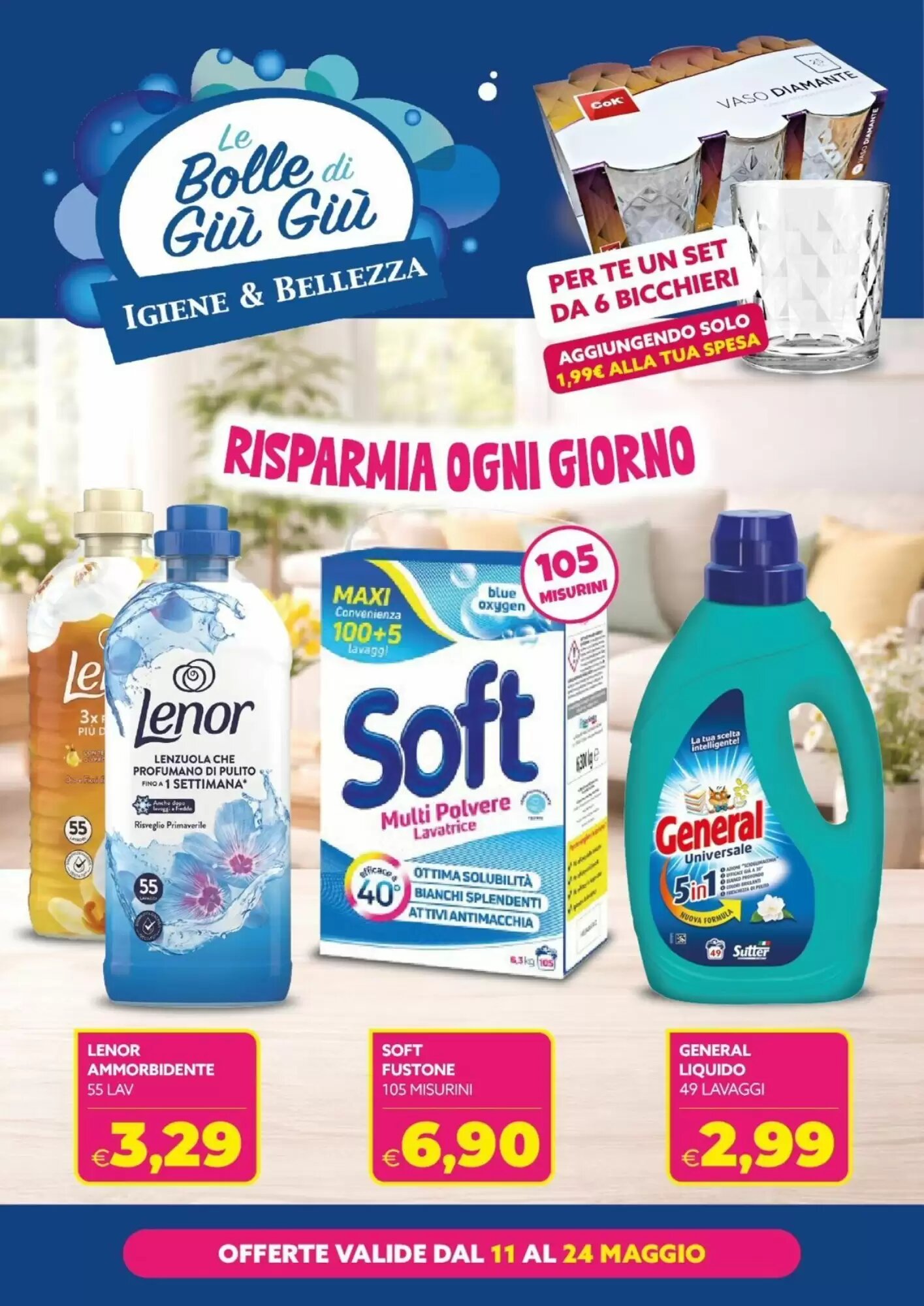 Volantino promozionale Le Bolle di Giù Giù  valide dal 11/05/2026 - Pagina 1.