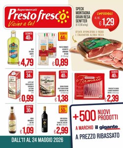 Volantino promozionale PrestoFresco valide dal 11/05/2026