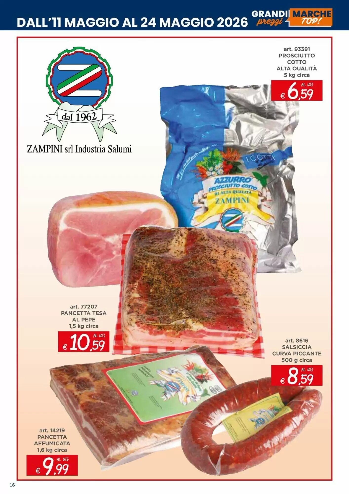 Volantino promozionale Zona  valide dal 11/05/2026 - Pagina 16.