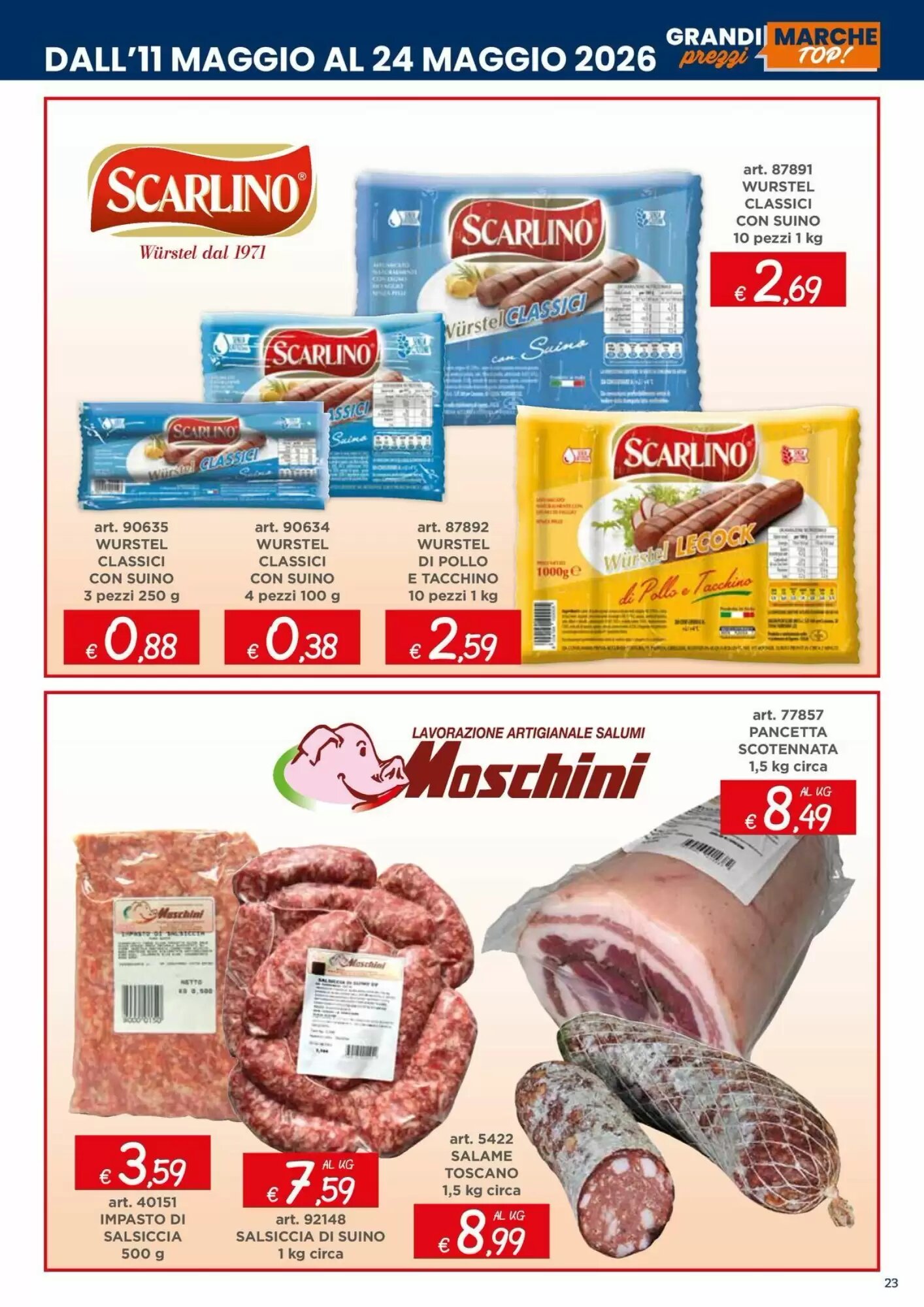 Volantino promozionale Zona  valide dal 11/05/2026 - Pagina 23.